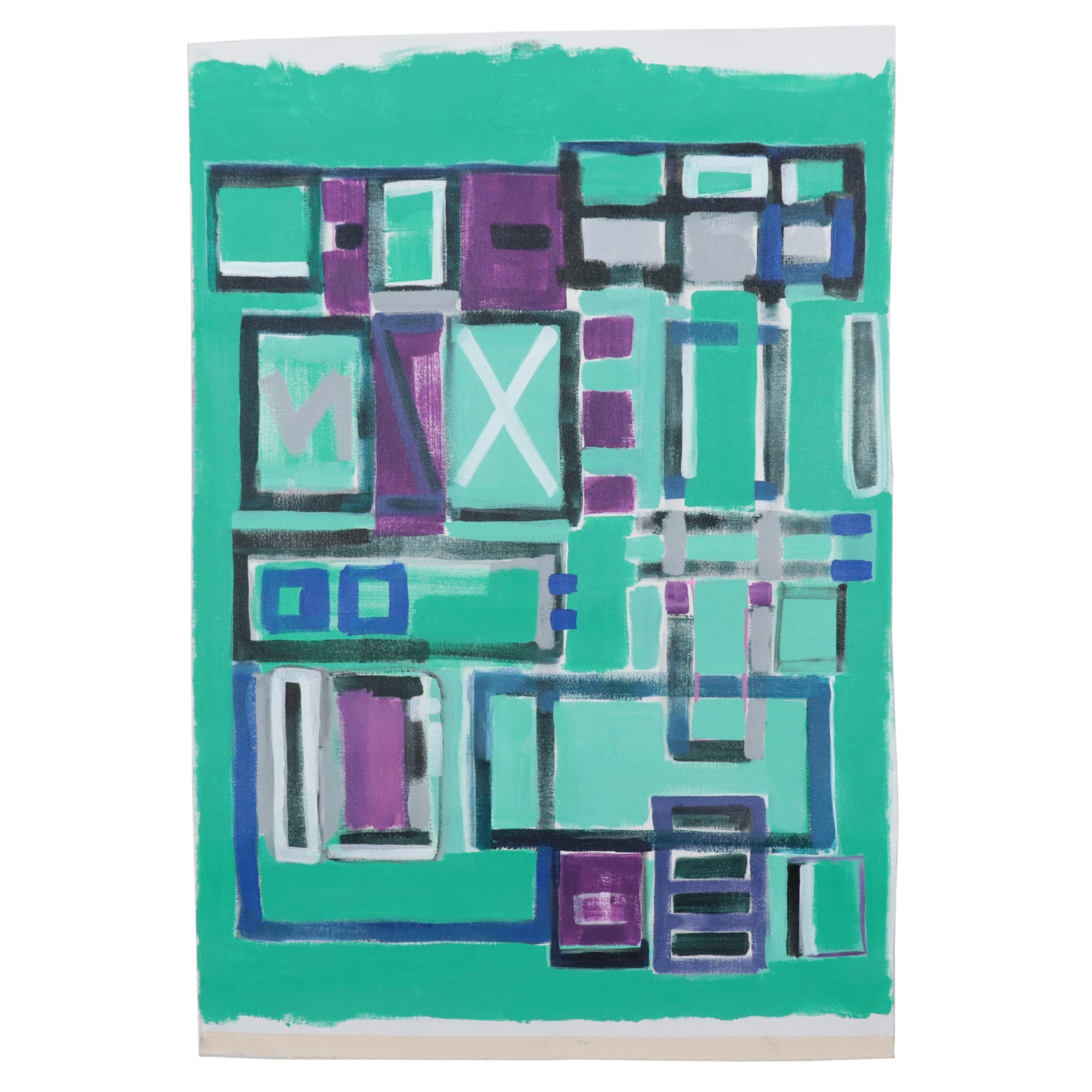 Rhee Lightner Abstract Acrylic Painting