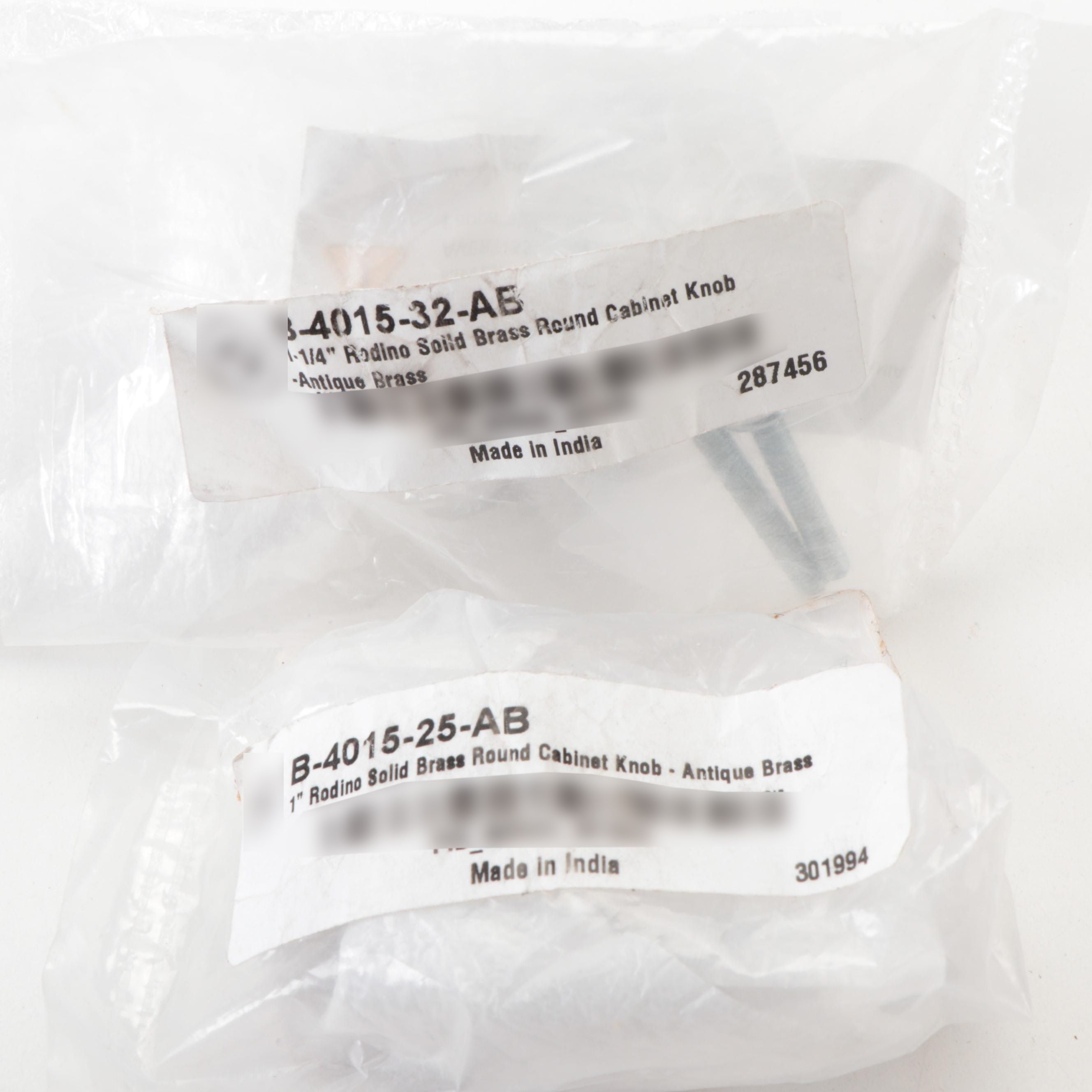 Round Brass Cabinet Knobs in Antique Brass Finish