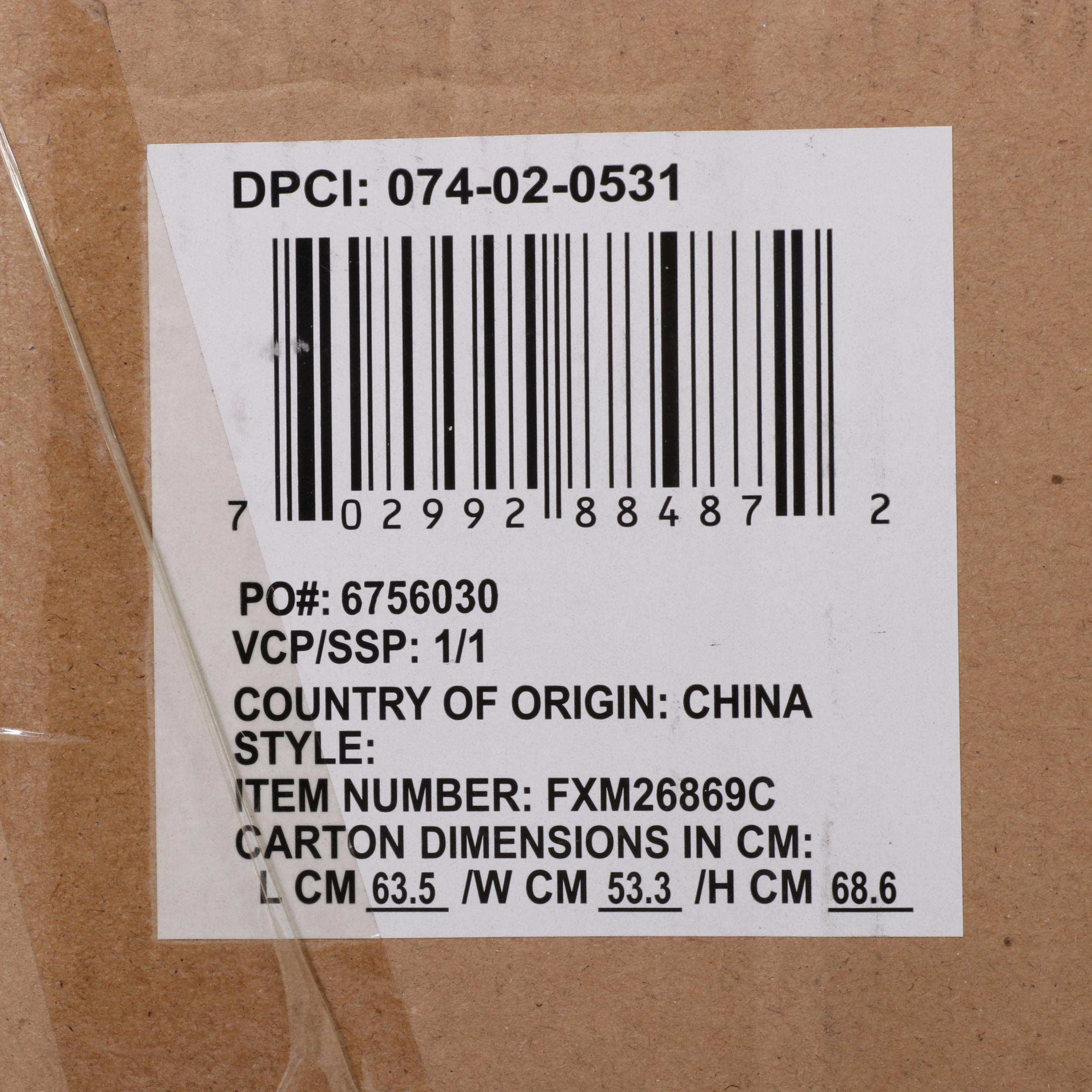 Opalhouse with Jungalow Black with Natural Finish Floor Lamp Table