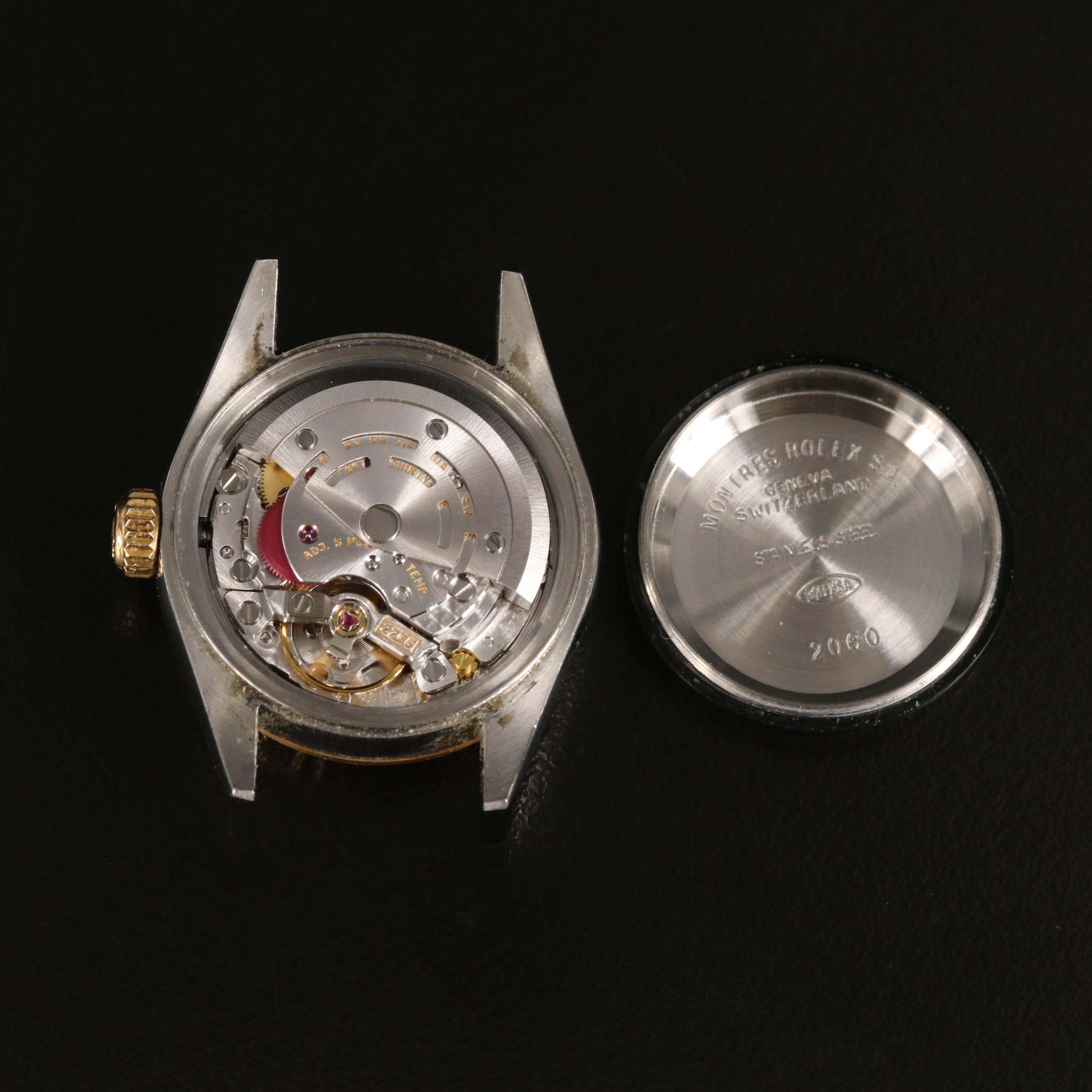 2001 Rolex Oyster Perpetual Datejust 18K and Stainless Steel Watch