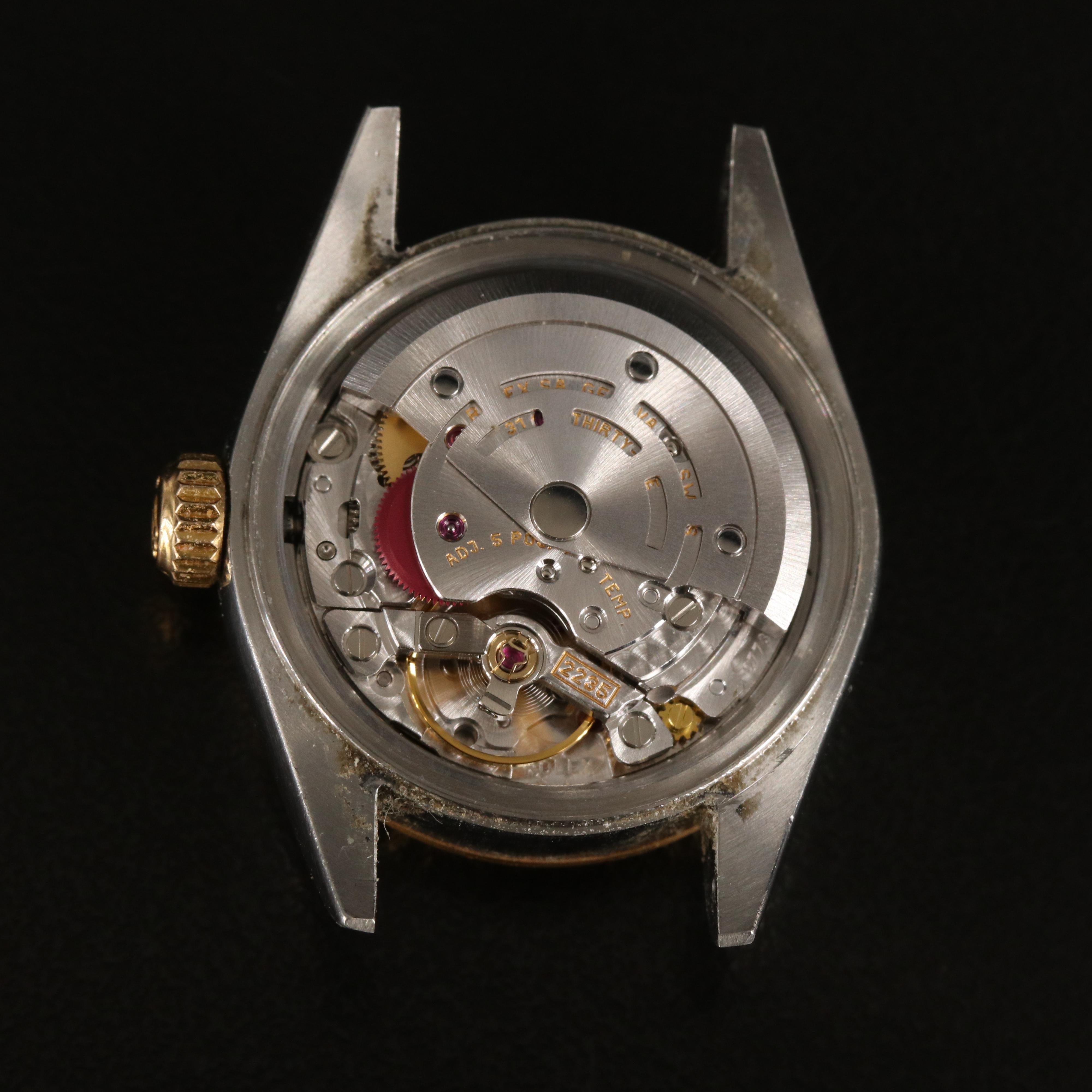 2001 Rolex Oyster Perpetual Datejust 18K and Stainless Steel Watch