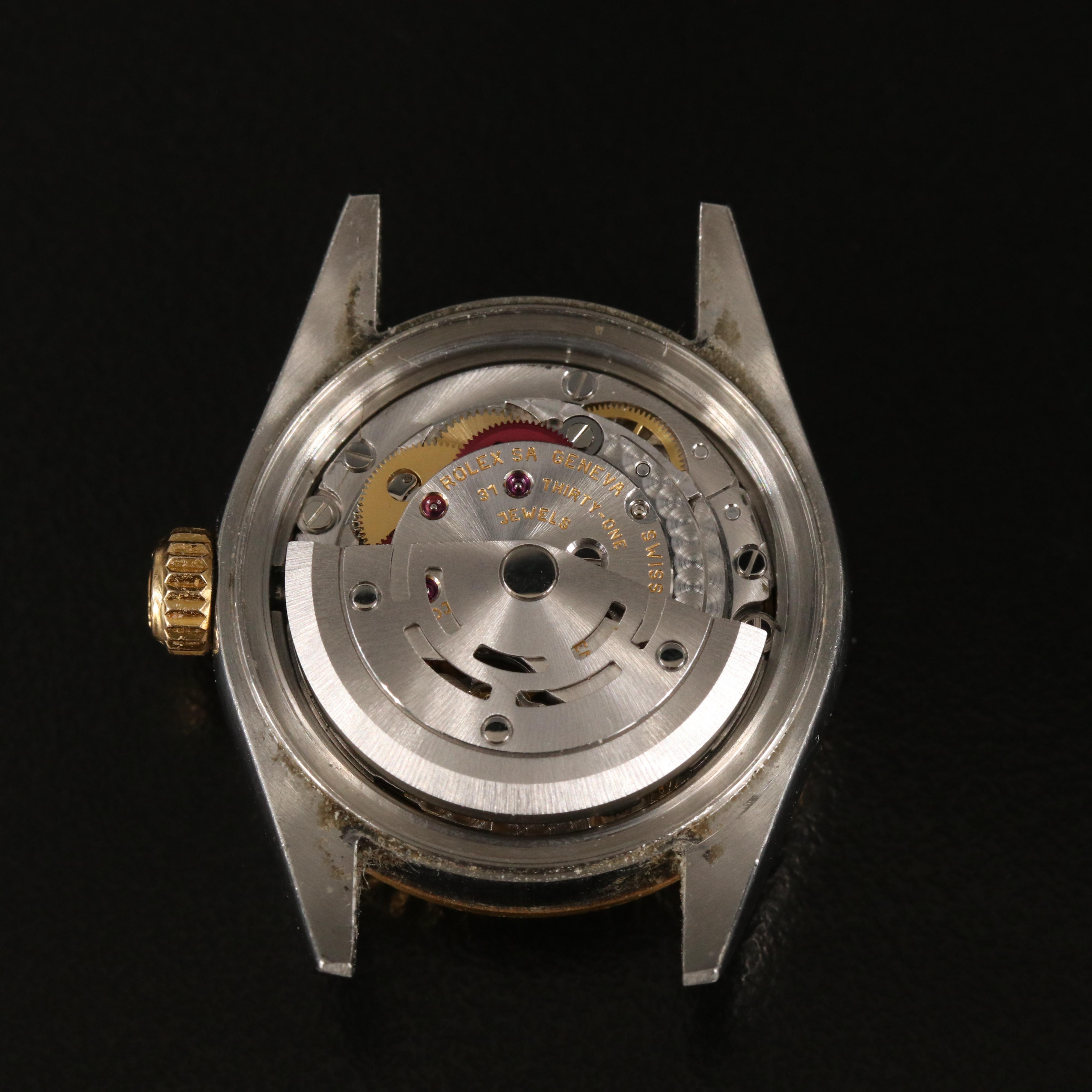 2001 Rolex Oyster Perpetual Datejust 18K and Stainless Steel Watch