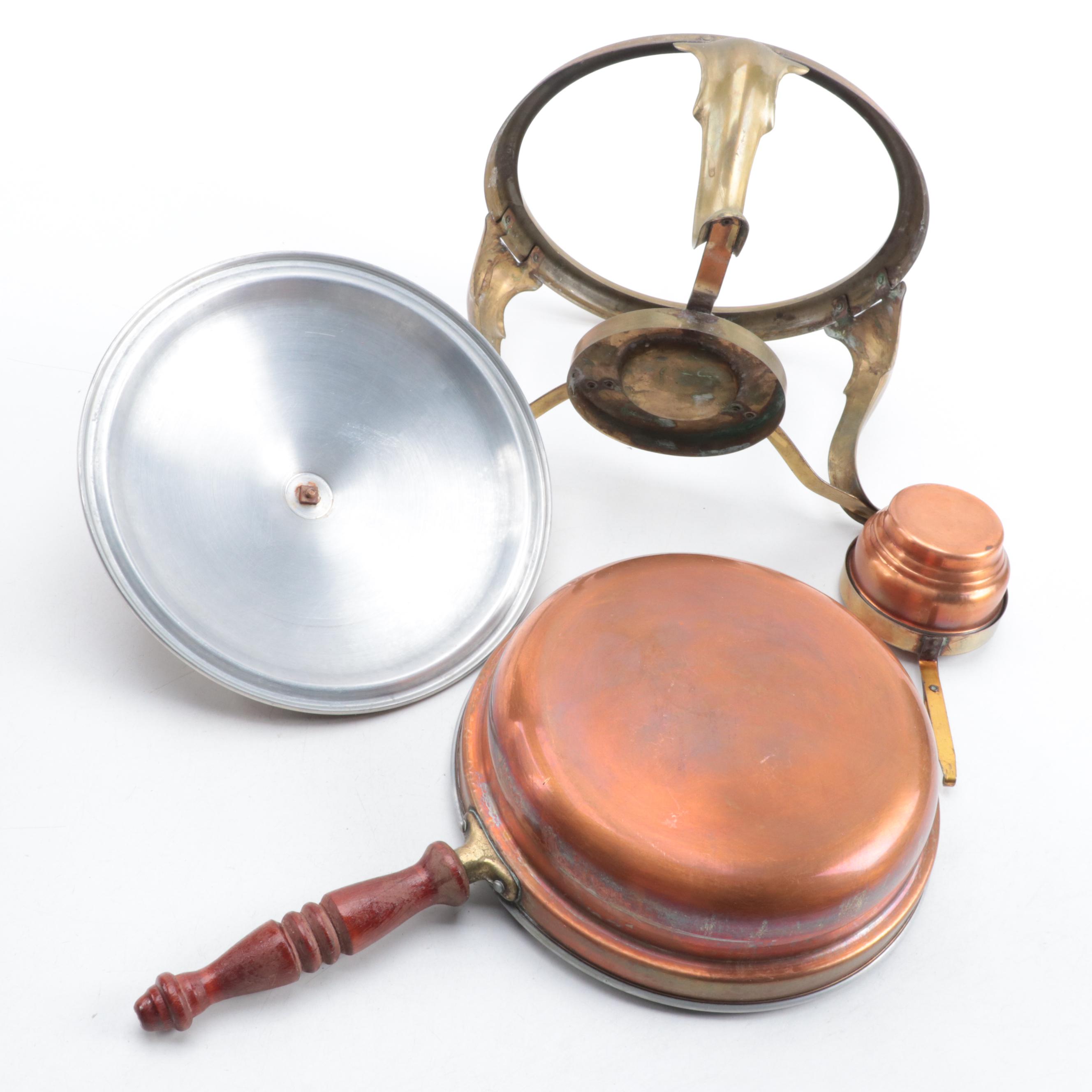 Griswold Patty Molds with Bakelite Napkin Rings and Other Tableware and Décor