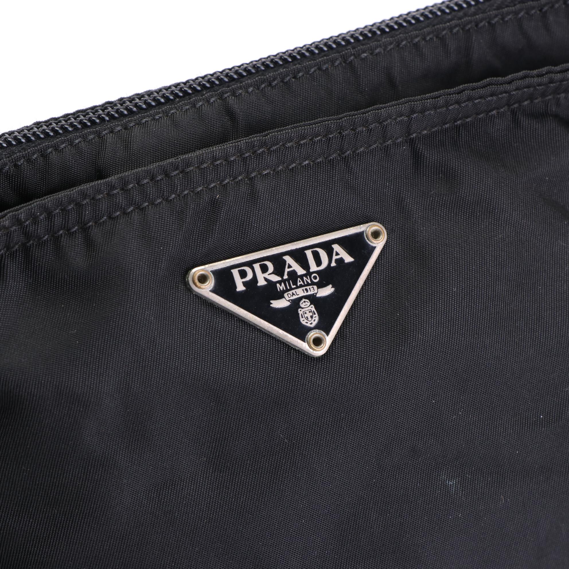 Prada Crossbody Bag in Black Nylon