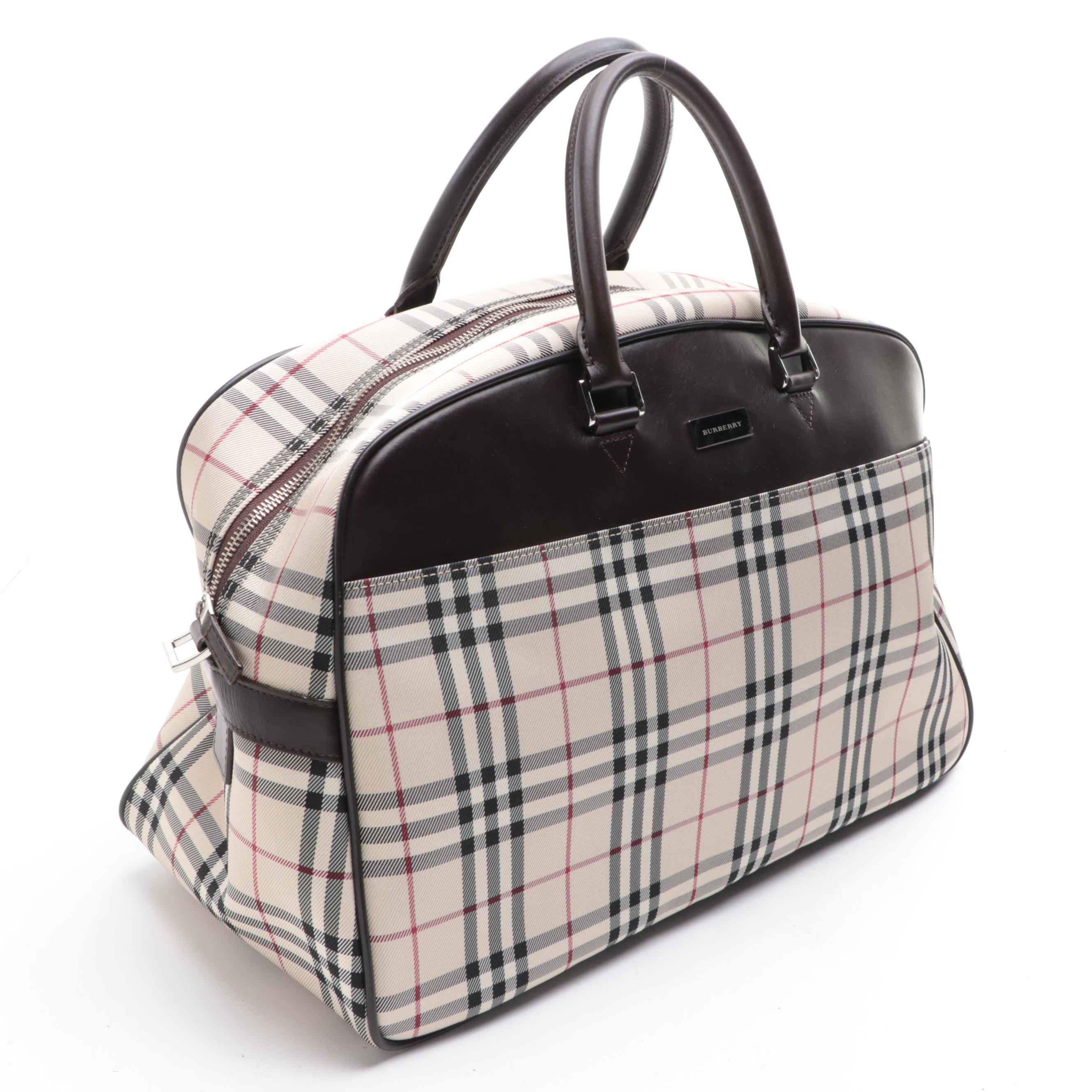 Burberry House Check Weekender Bag