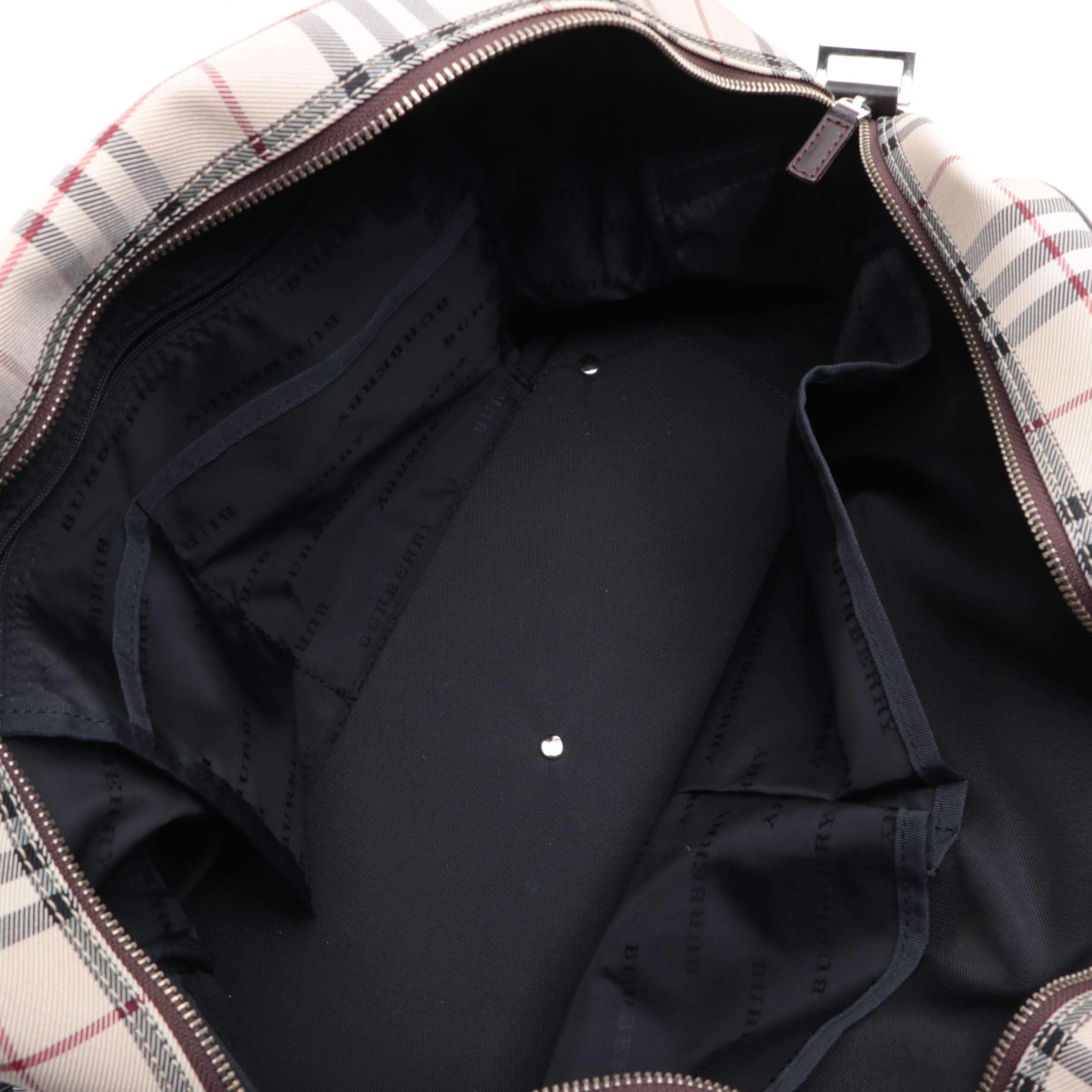 Burberry House Check Weekender Bag