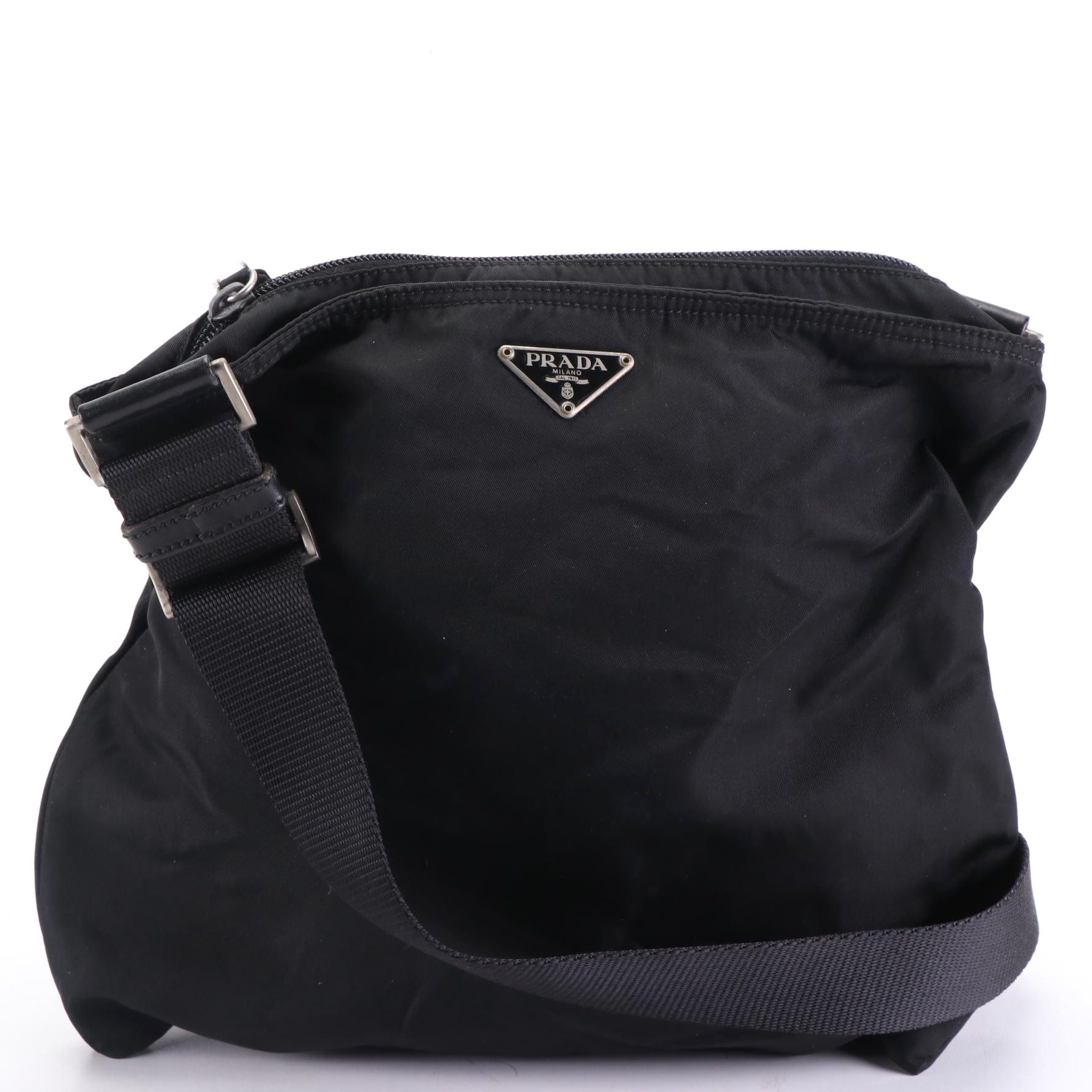 Prada Crossbody Bag in Black Nylon