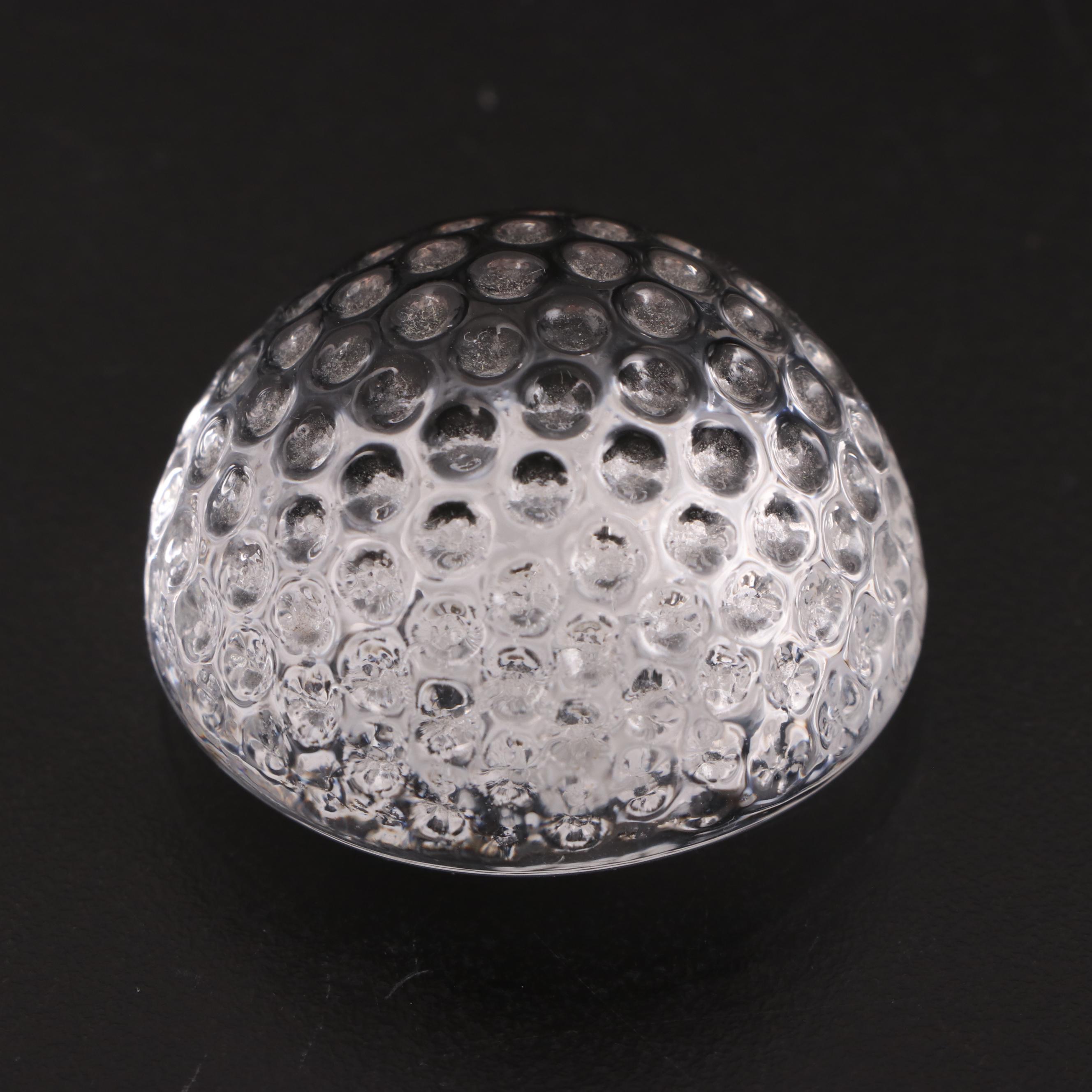 Fenton Glass Golf Ball Paperweight with Golf Table Décor Collection