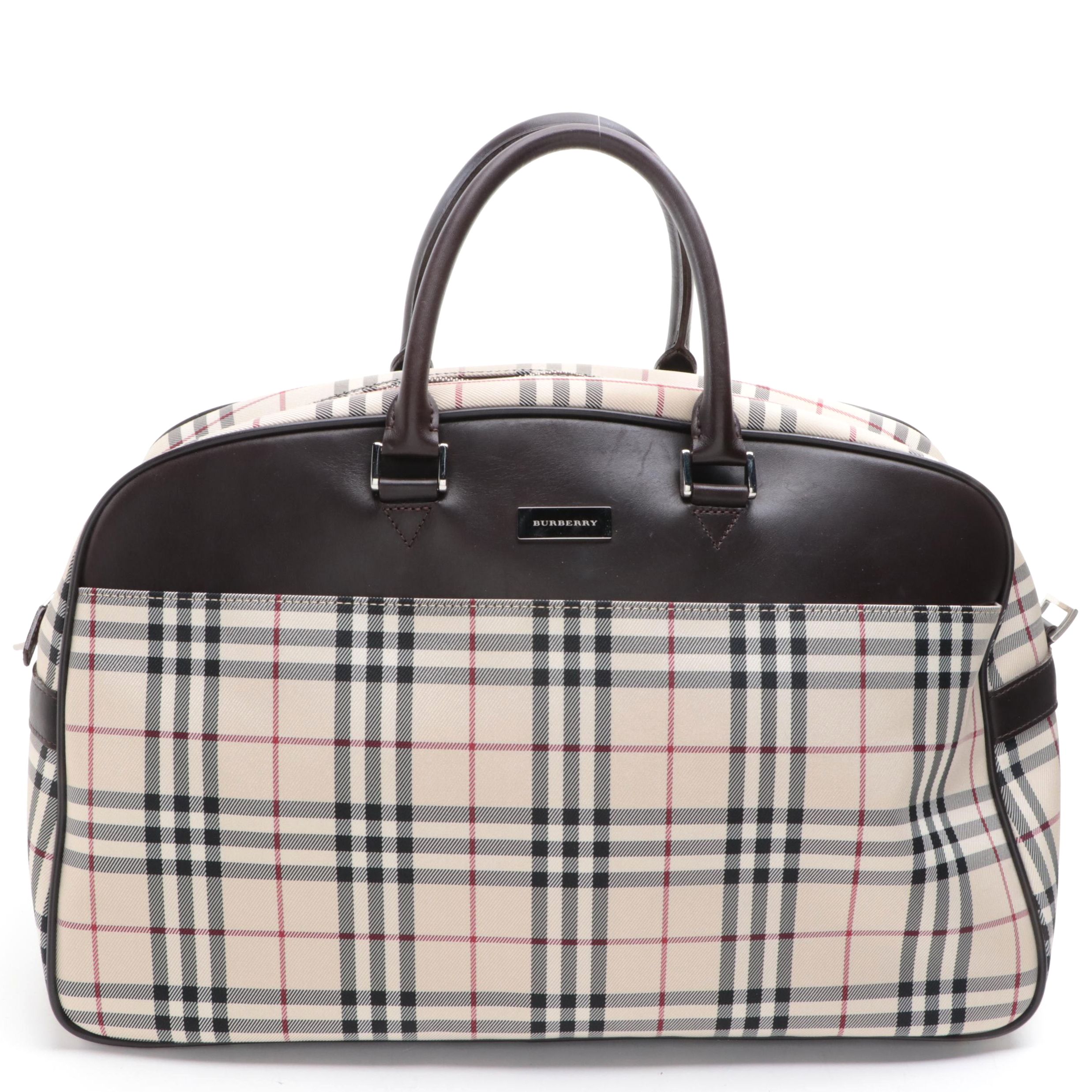 Burberry House Check Weekender Bag