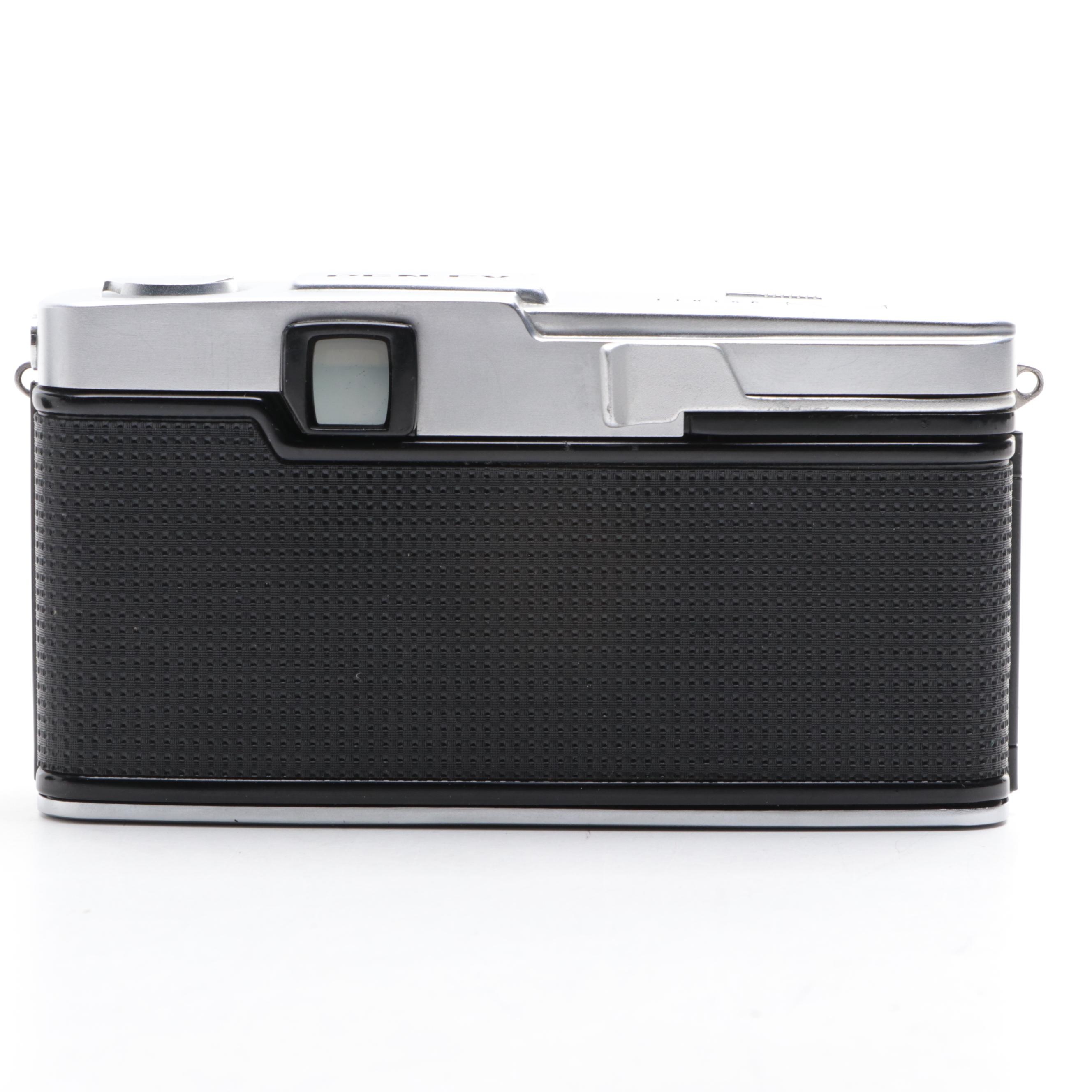 Olympus Pen-F and Minolta Hi-Matic 7SII 35 mm Cameras