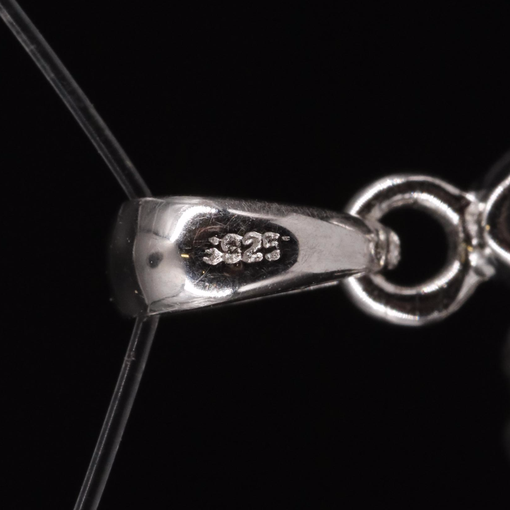 Sterling Aquamarine Star Pendant with Flower Accents