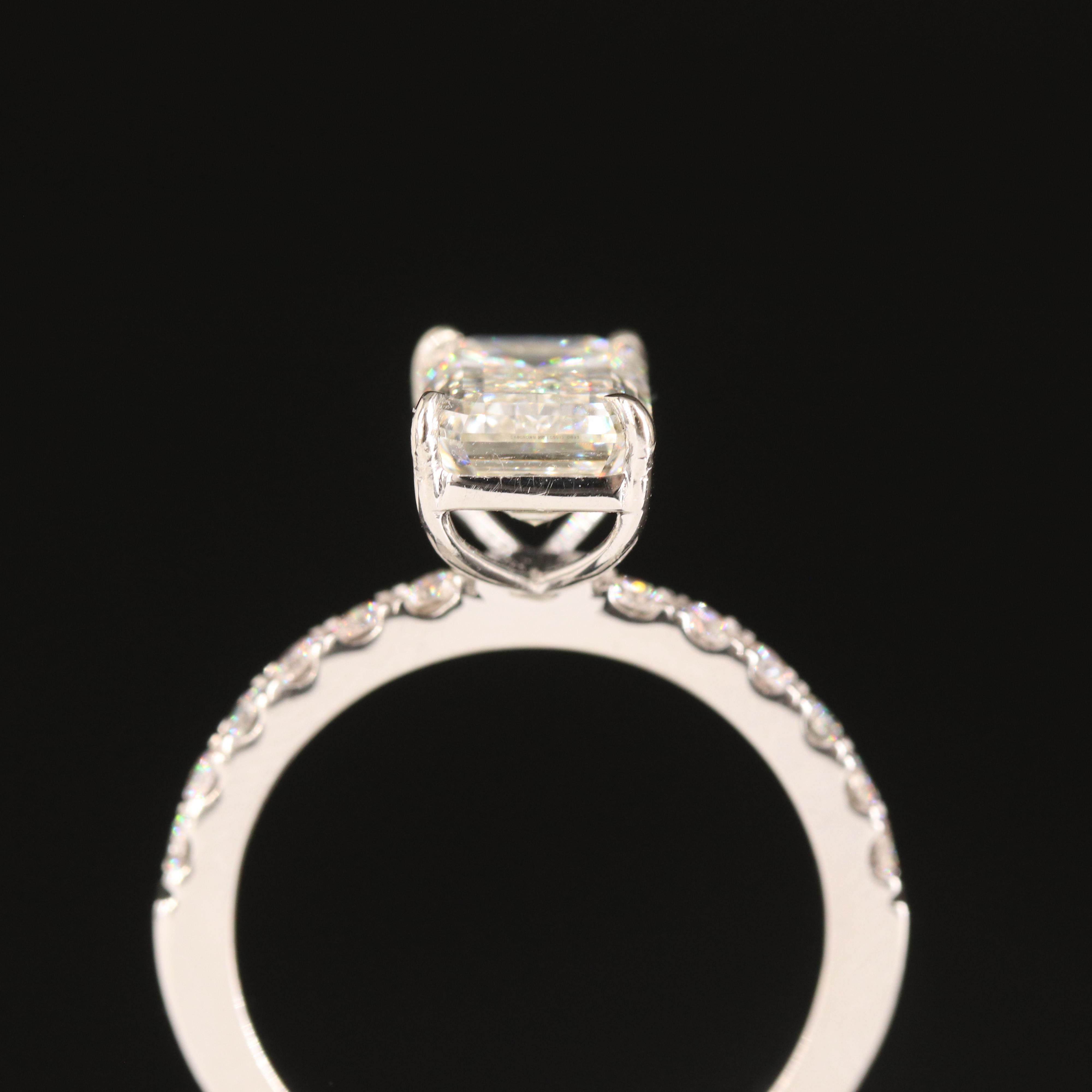 14K 3.06 CTW Lab Grown Diamond Ring with IGI Report