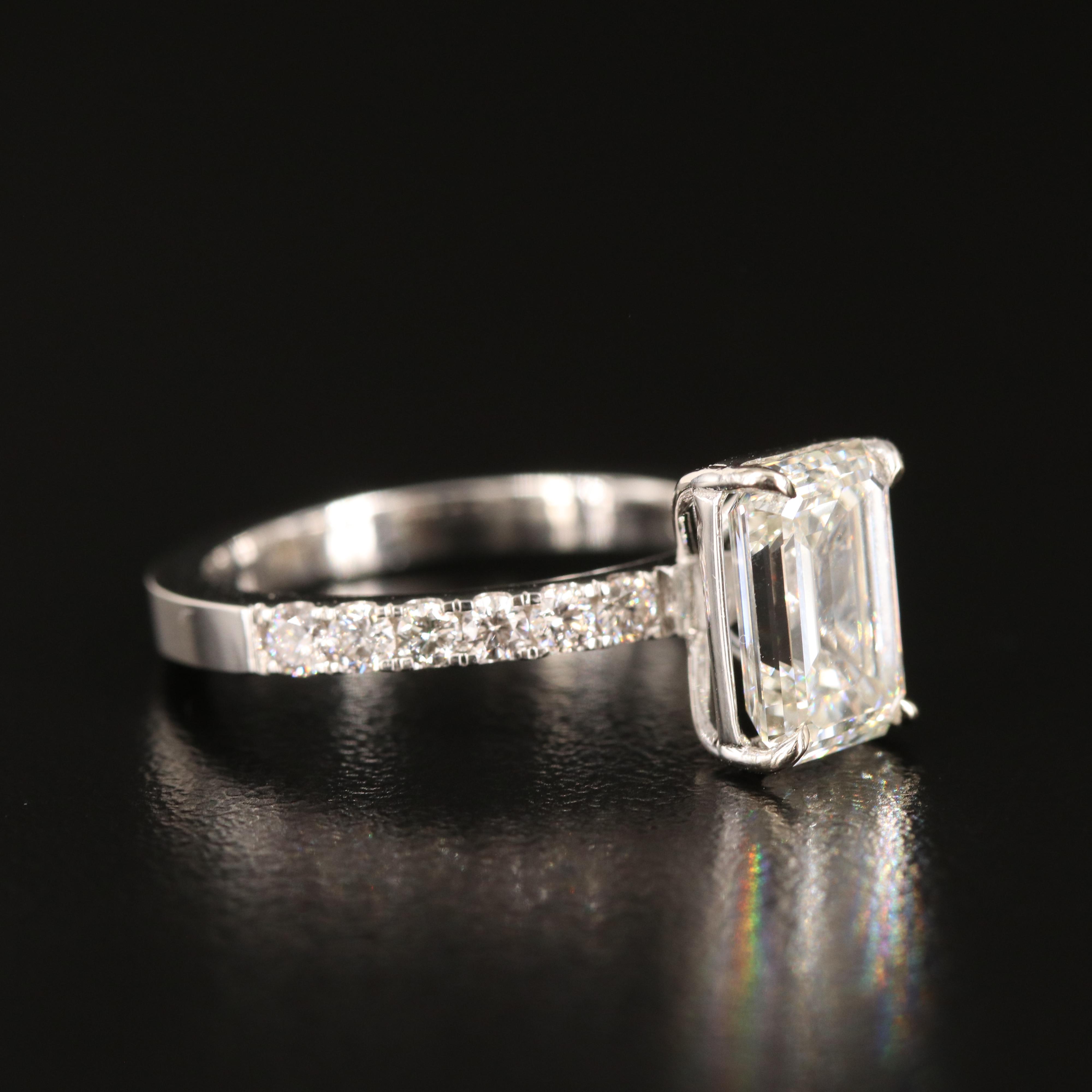 14K 3.06 CTW Lab Grown Diamond Ring with IGI Report