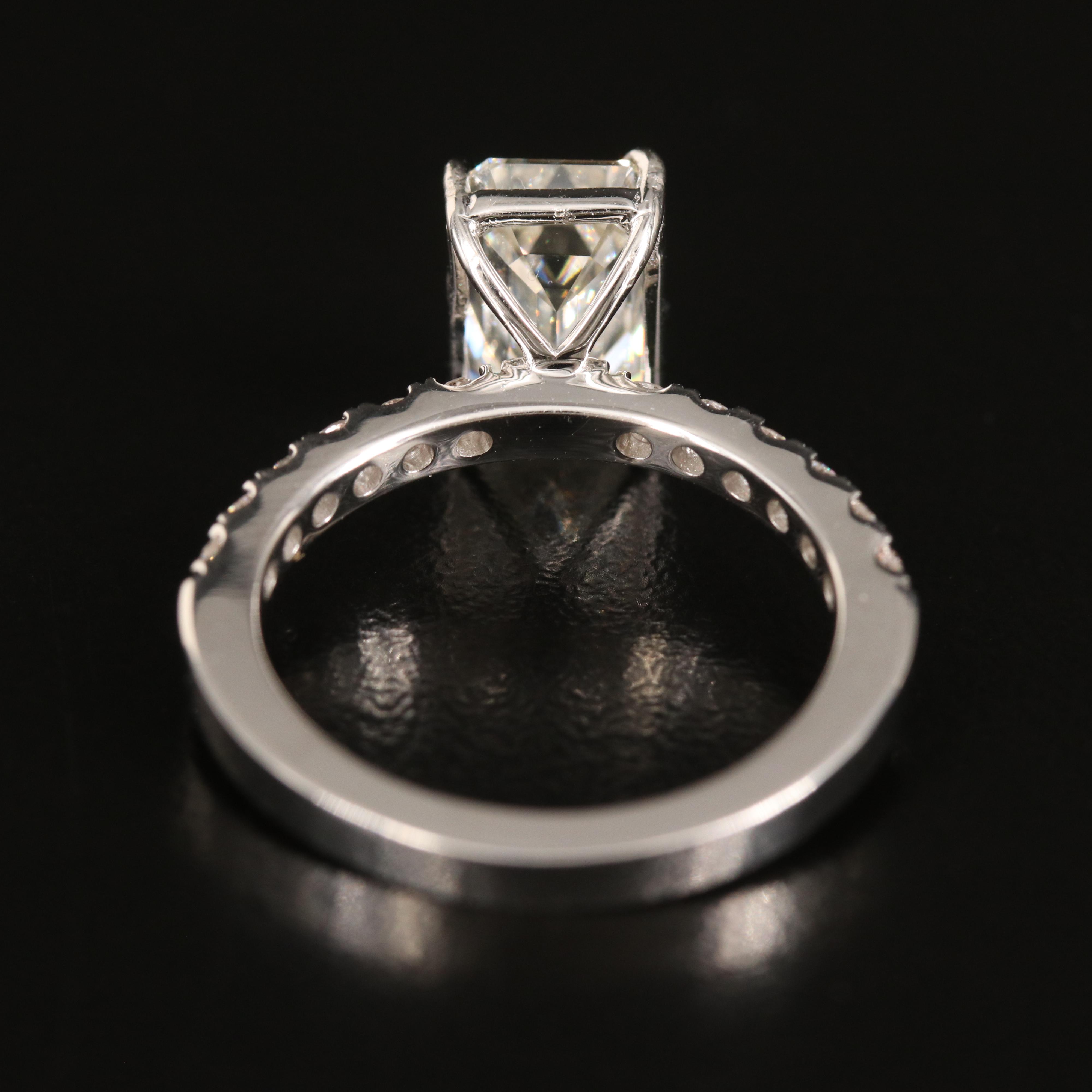 14K 3.06 CTW Lab Grown Diamond Ring with IGI Report