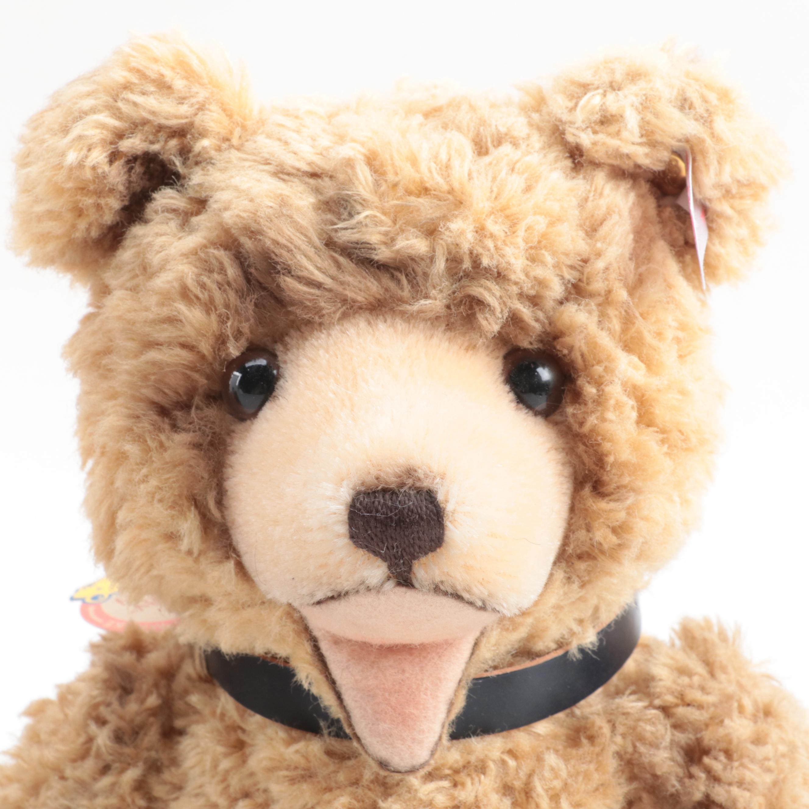 Steiff Growler Grand Papa with Teddy Baby Mohair Jointed Stuffed Bears