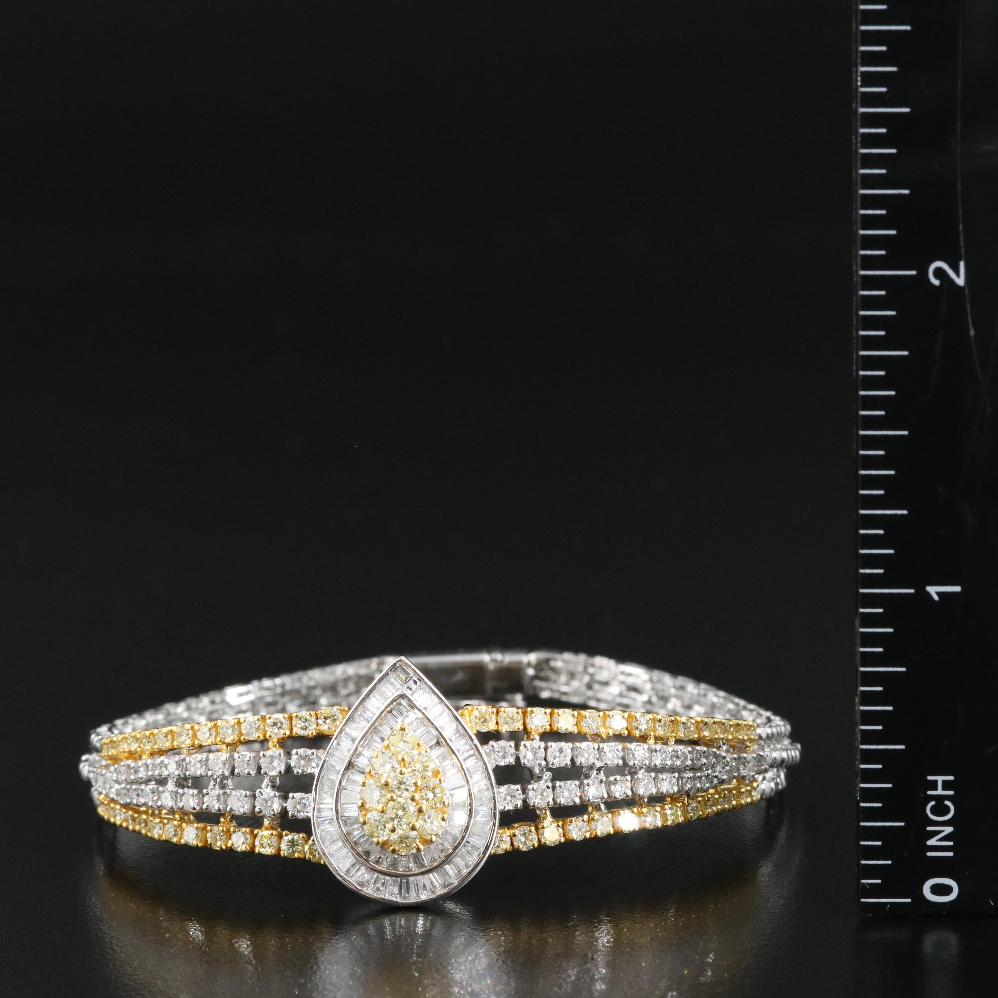 18K 4.06 CTW Diamond Bracelet