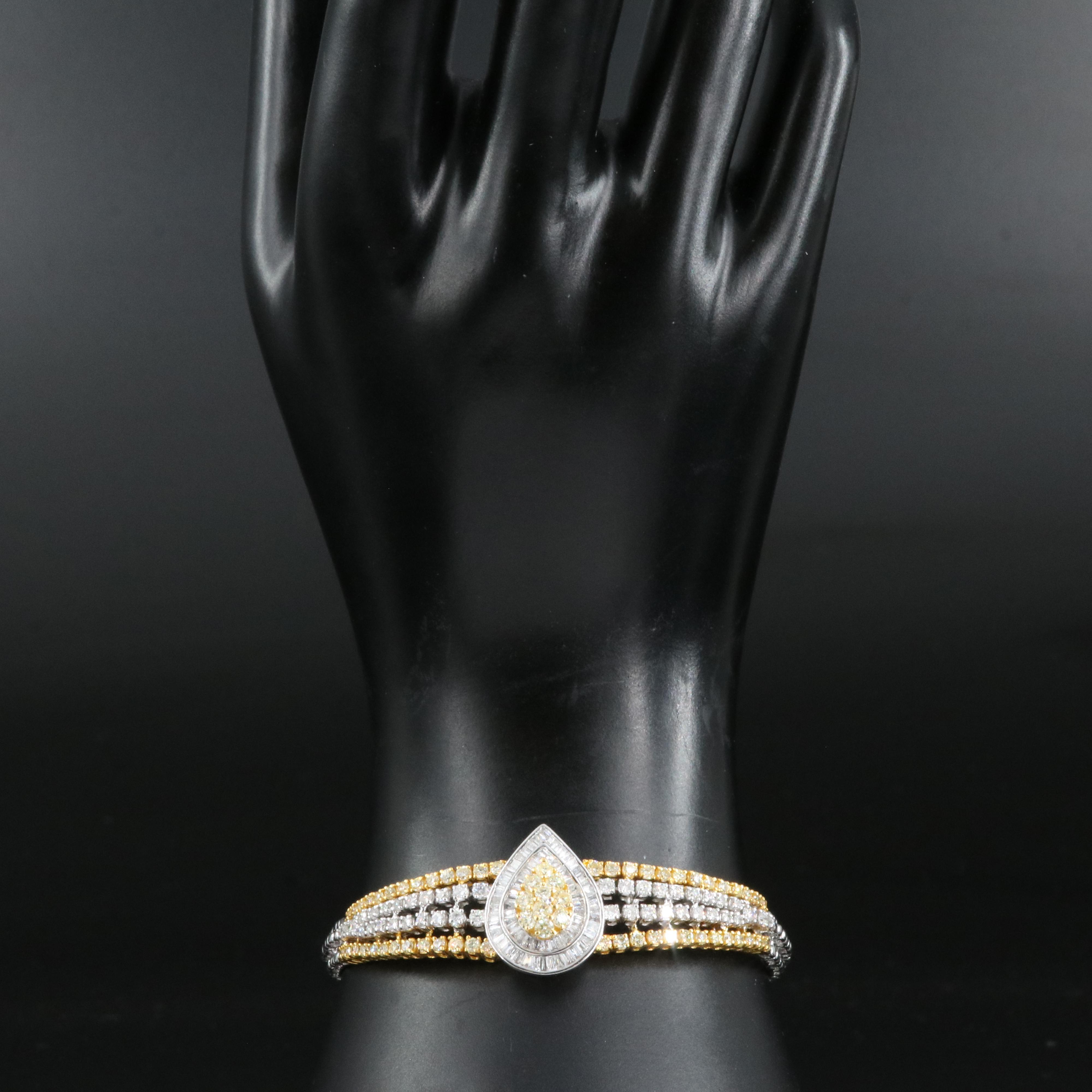 18K 4.06 CTW Diamond Bracelet