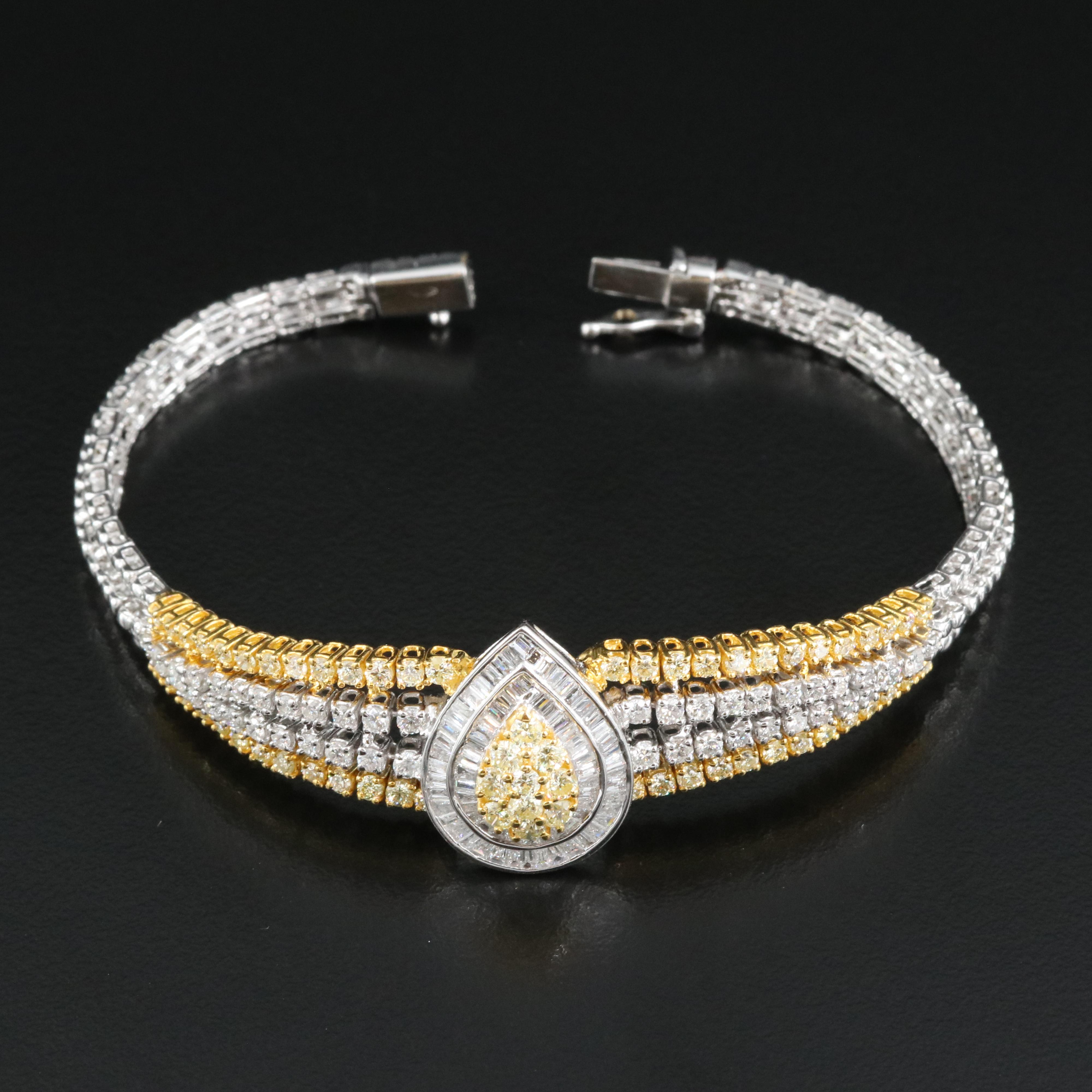 18K 4.06 CTW Diamond Bracelet