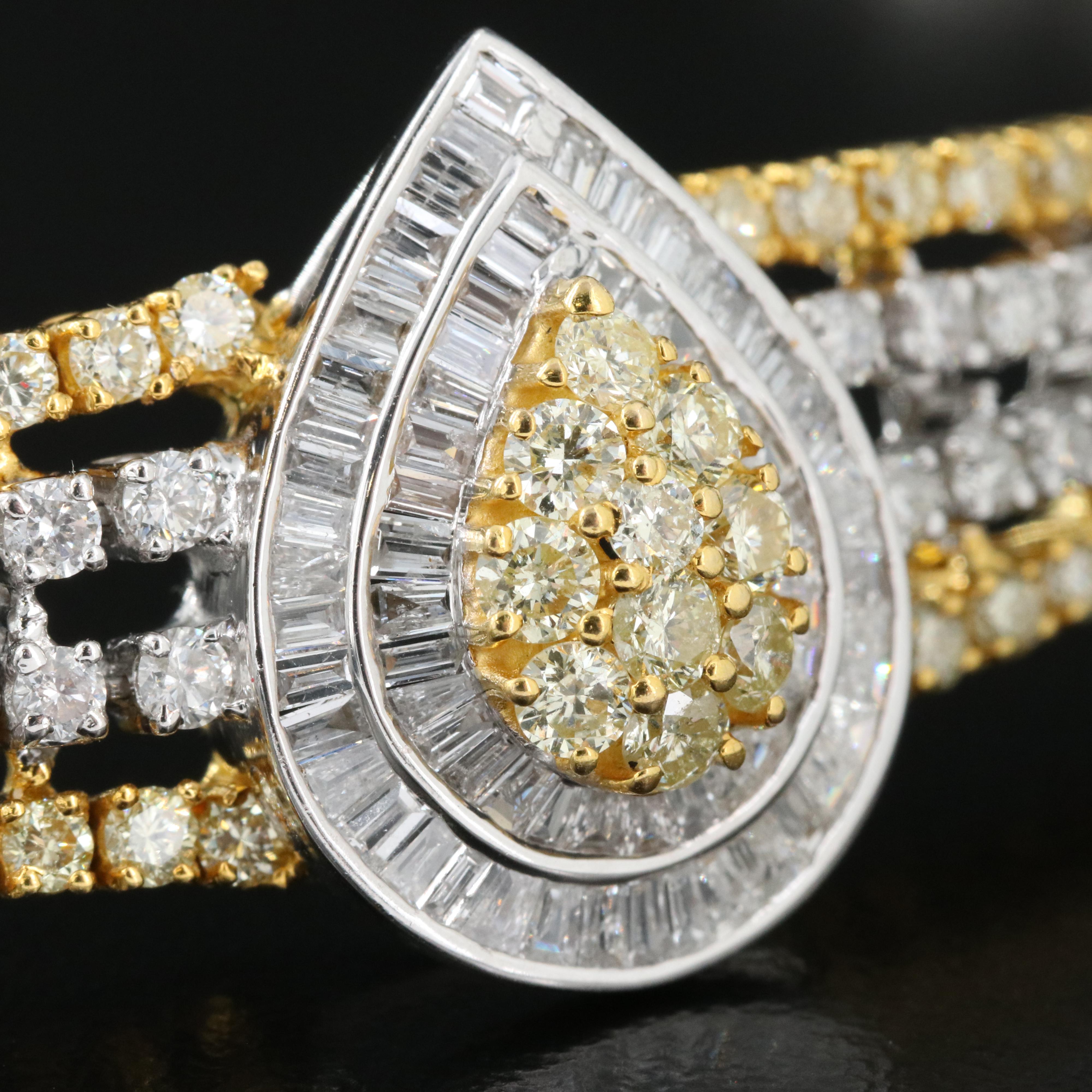 18K 4.06 CTW Diamond Bracelet