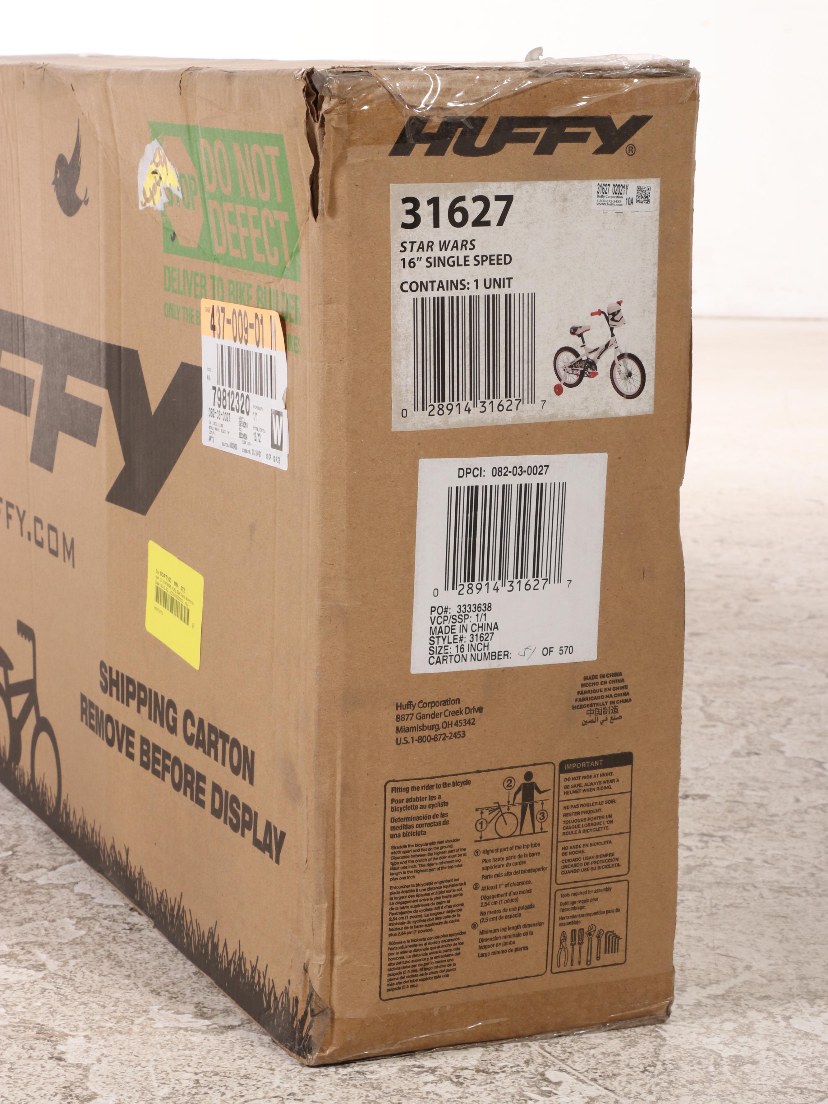 Huffy Star Wars Stormtrooper 16" Kids' Bike in White