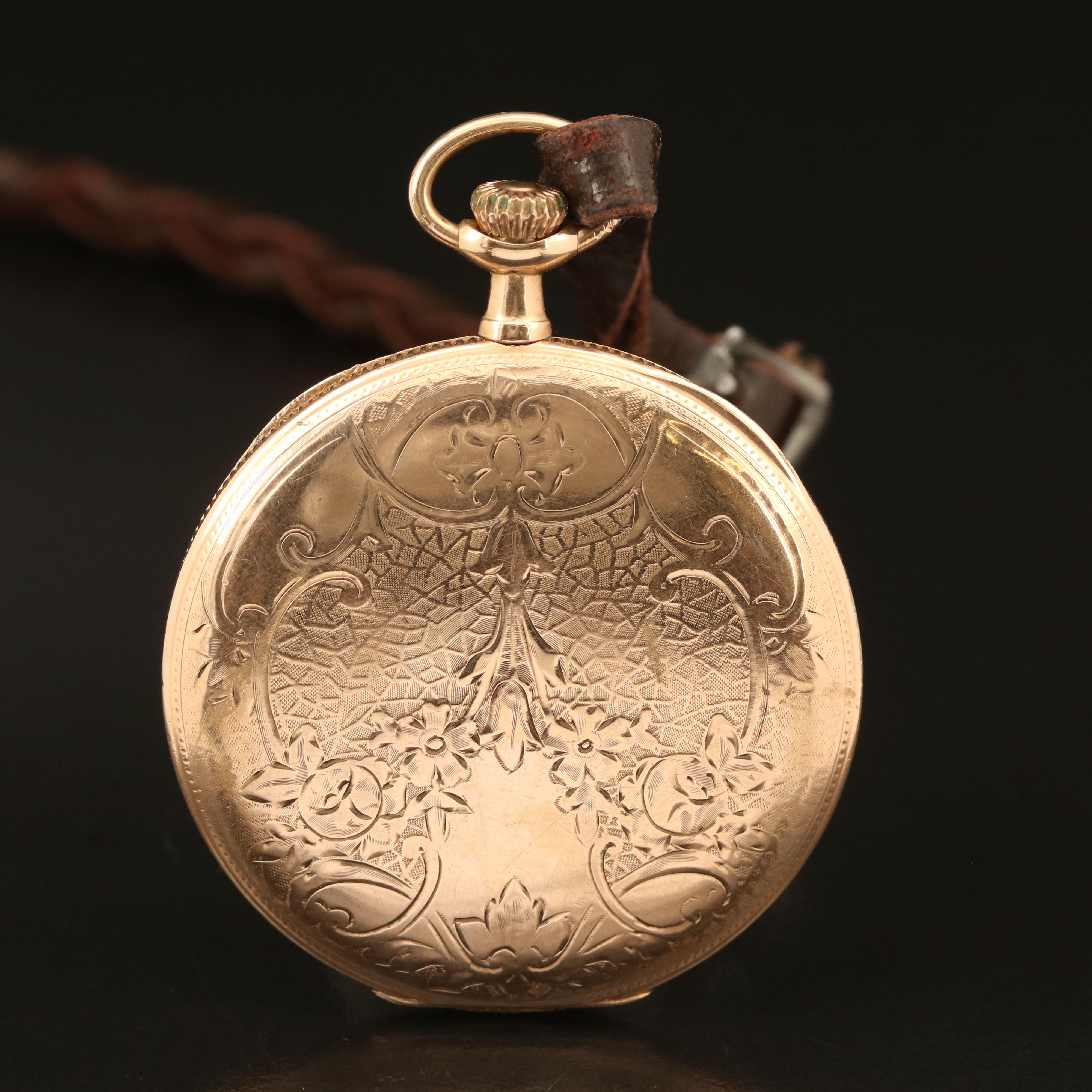 1905 Elgin Side Wind Pocket Watch