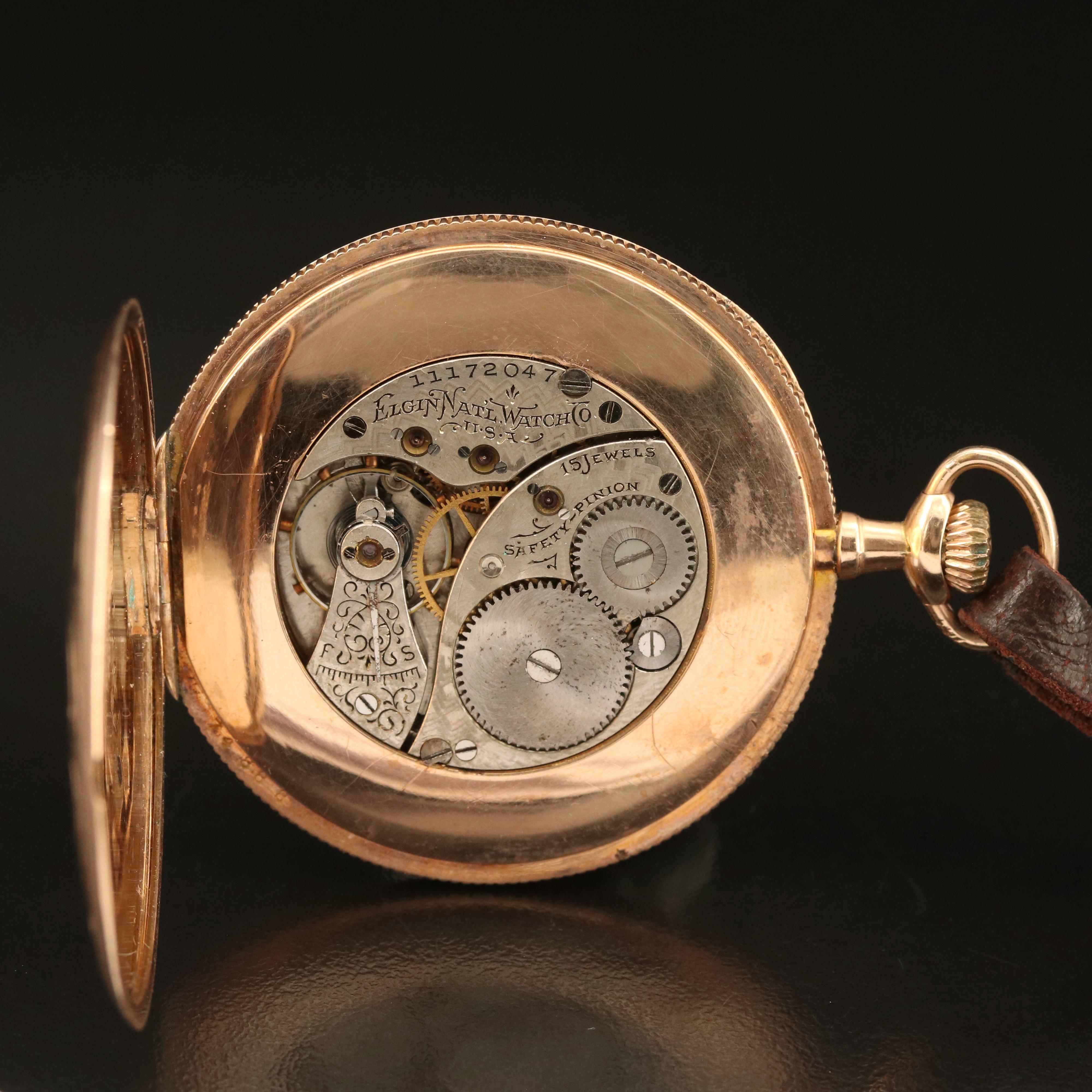 1905 Elgin Side Wind Pocket Watch