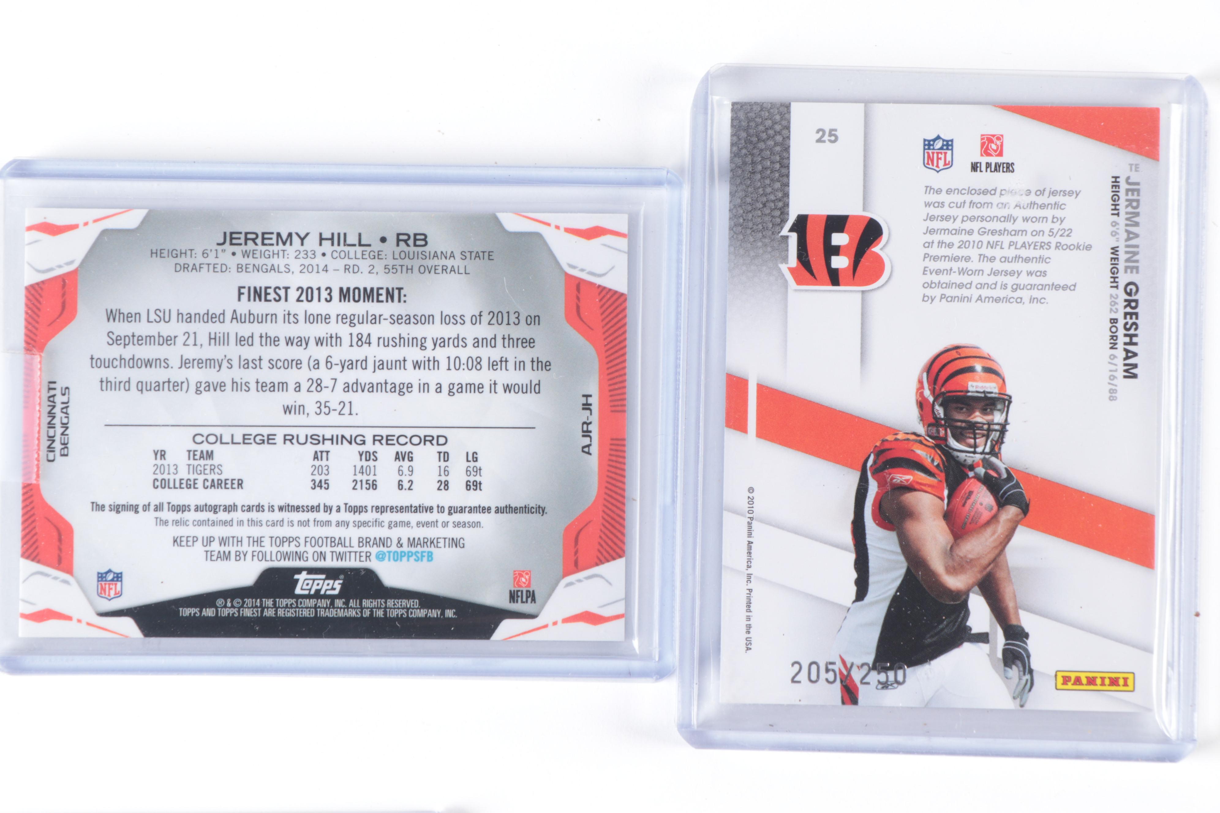 Topps, Other Bengals Football Cards with Signed, Game Used, More, 2010s–2020s