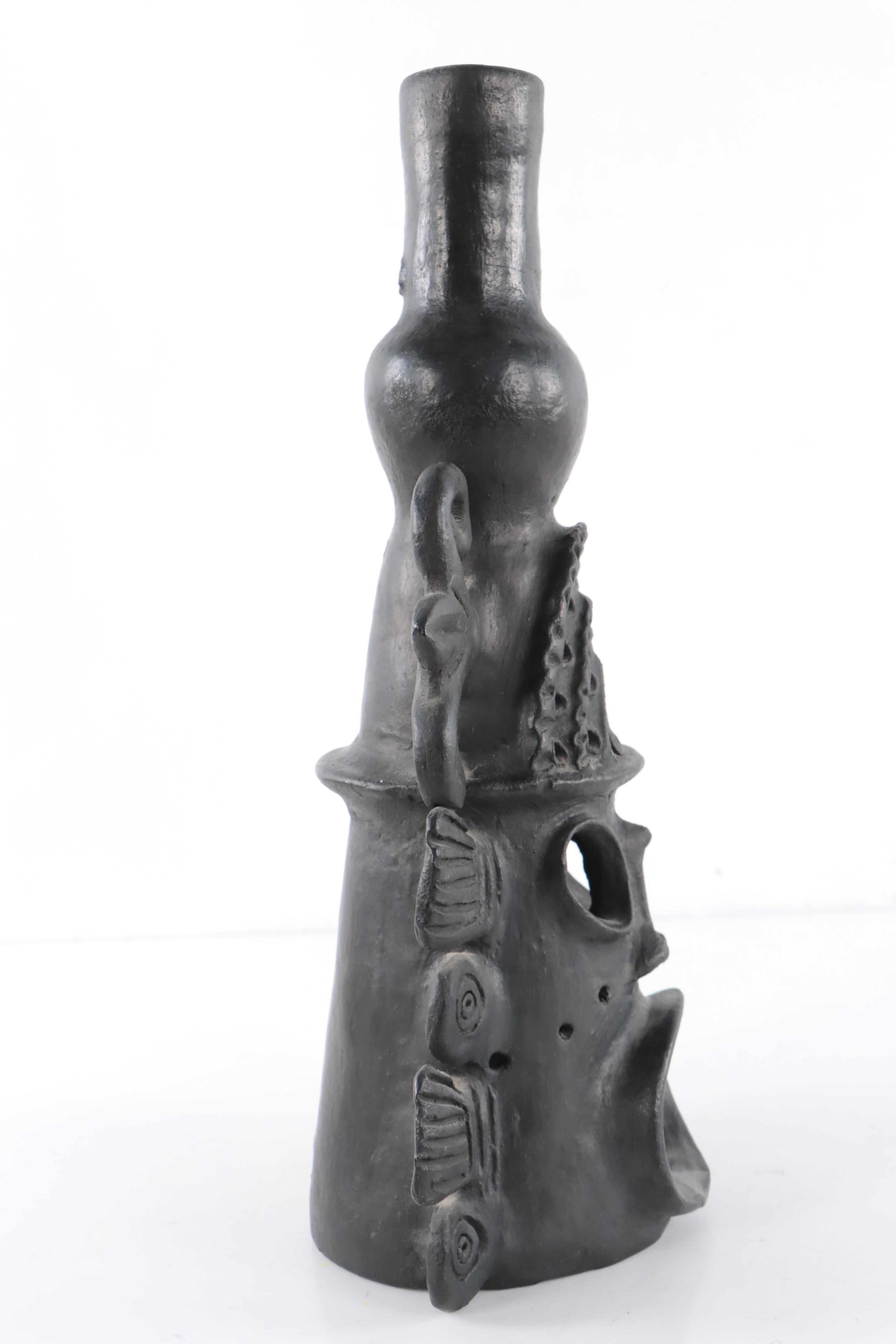 Pre-Columbian Style Ceramic Head