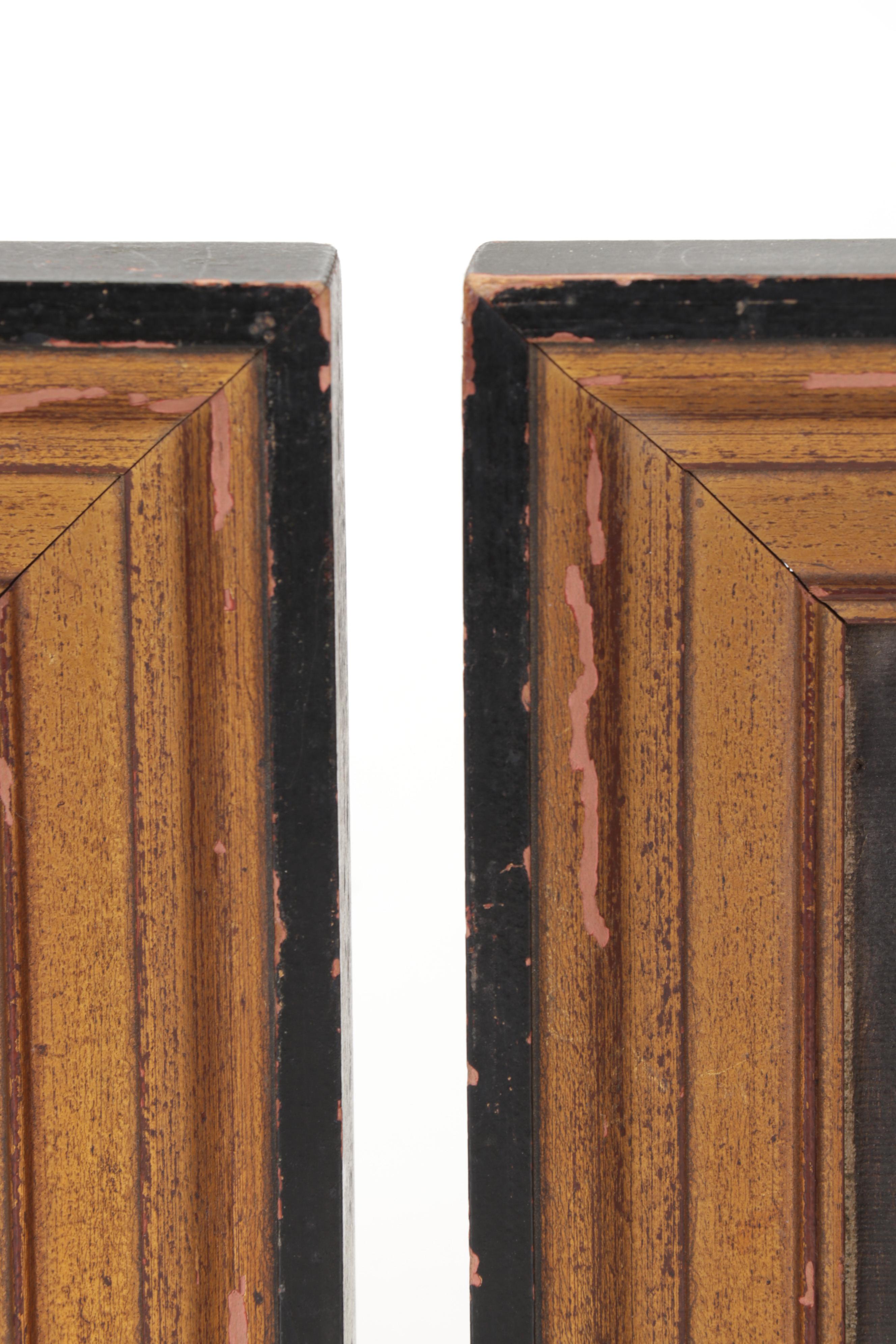 Bavarian Portrait Oil Paintings of Seated Men, Circa 1920