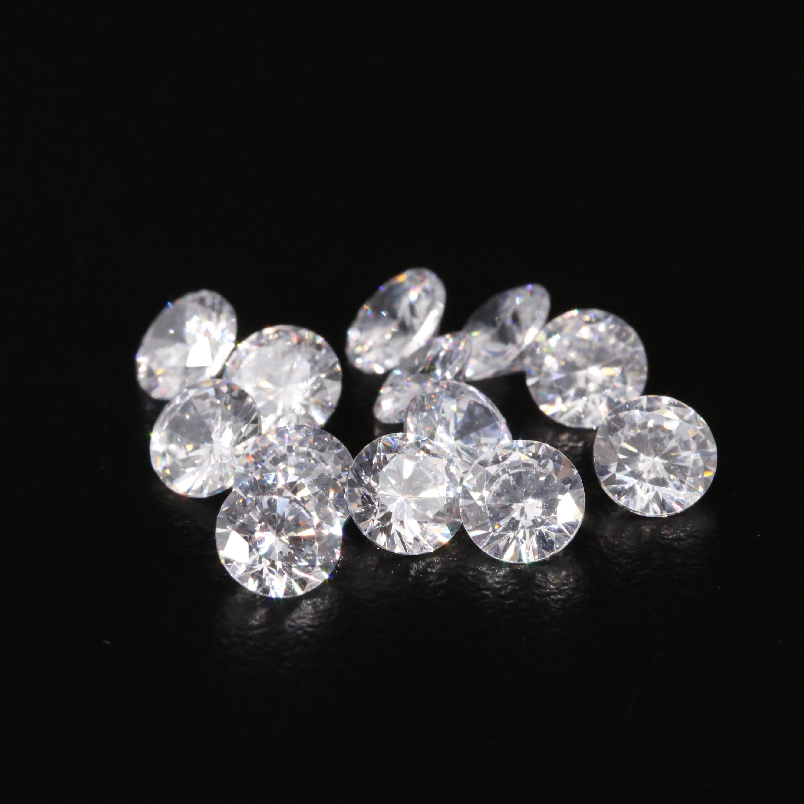 Loose 10.92 CTW Cubic Zirconia Lot