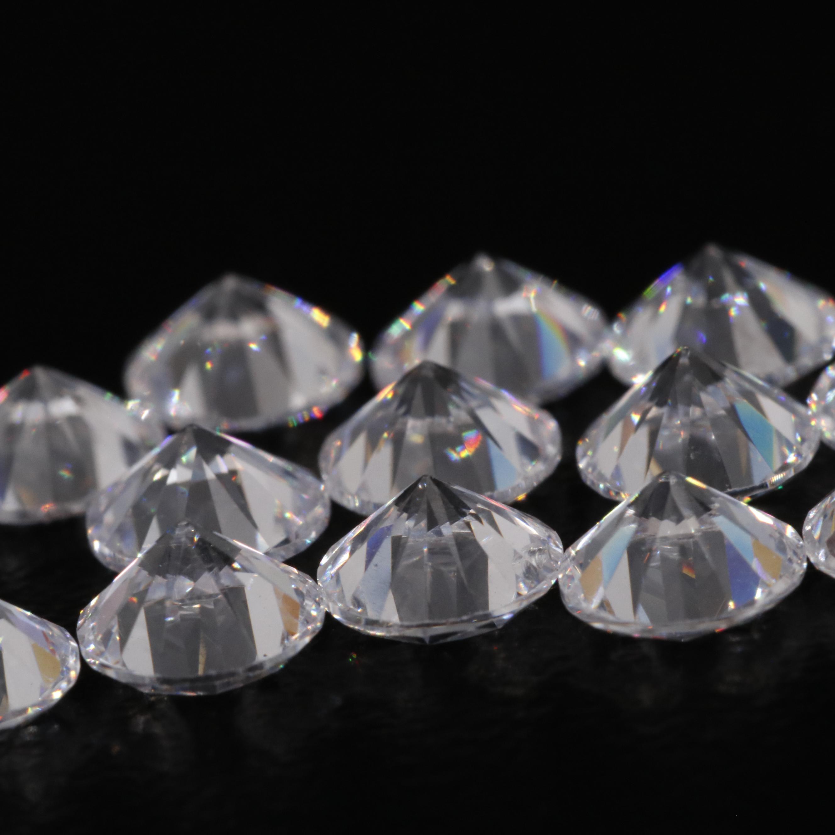 Loose 10.92 CTW Cubic Zirconia Lot