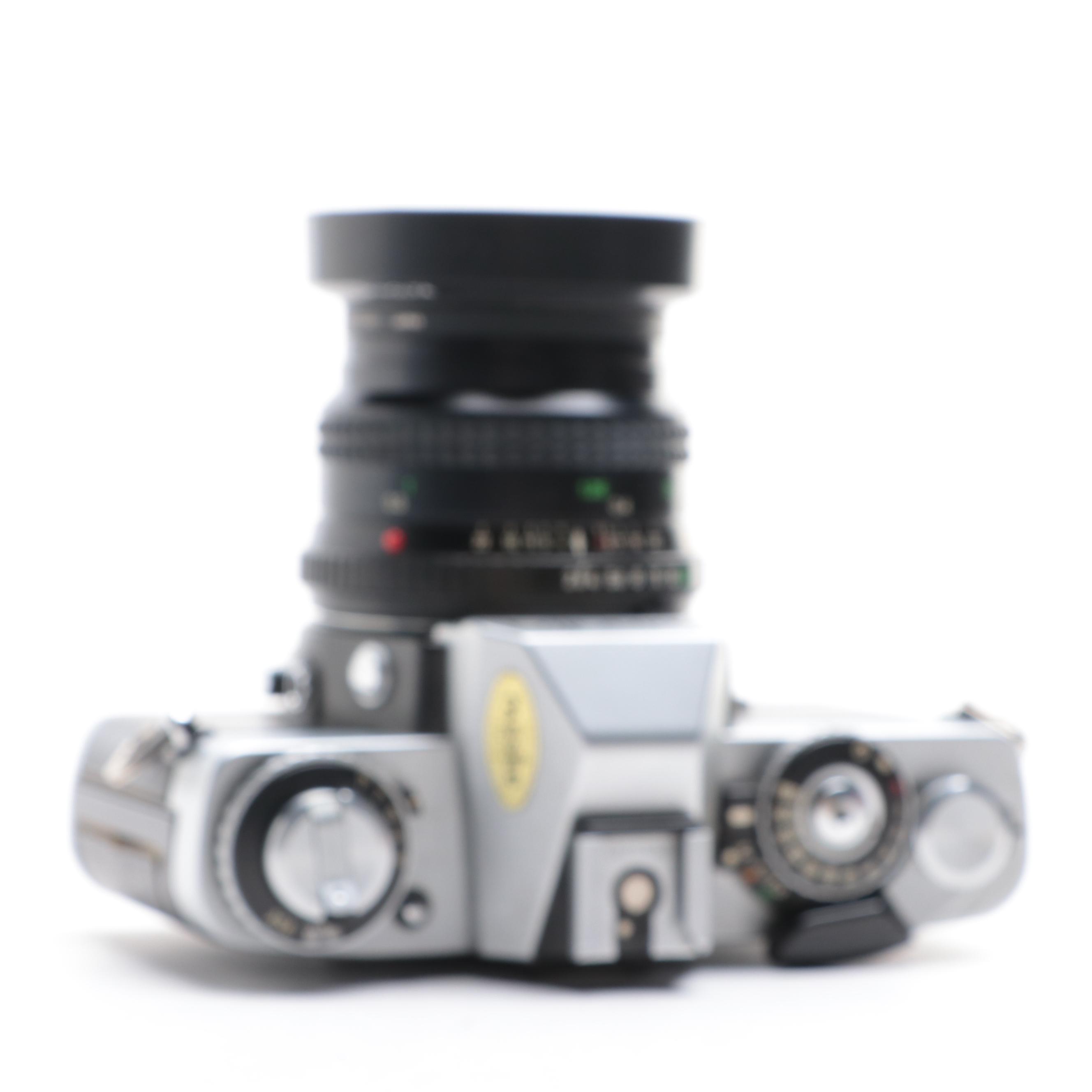 Minolta XE-7 and XD-5 35 mm SLR Cameras, Mid to Late 20th Century