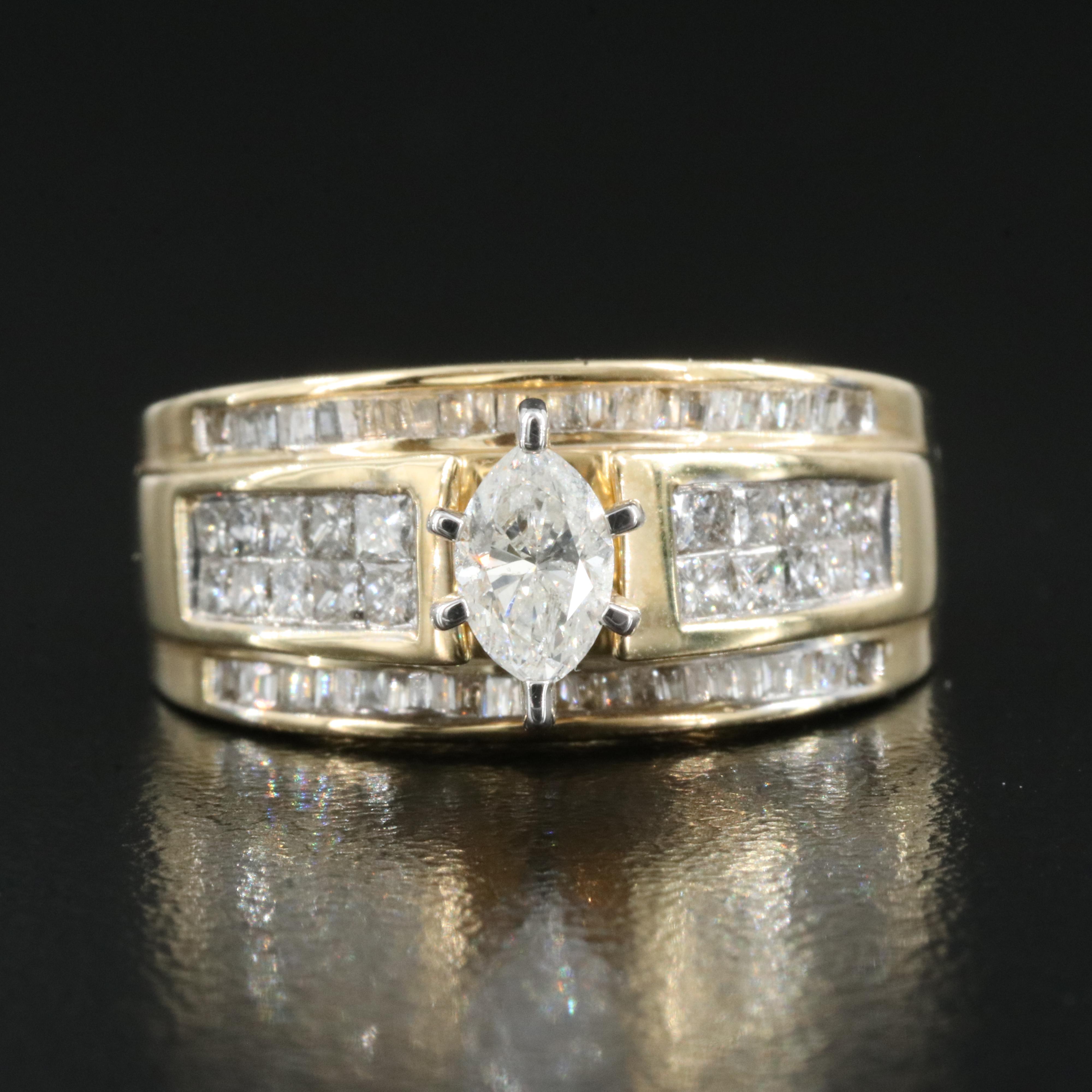 10K 1.08 CTW Diamond Ring