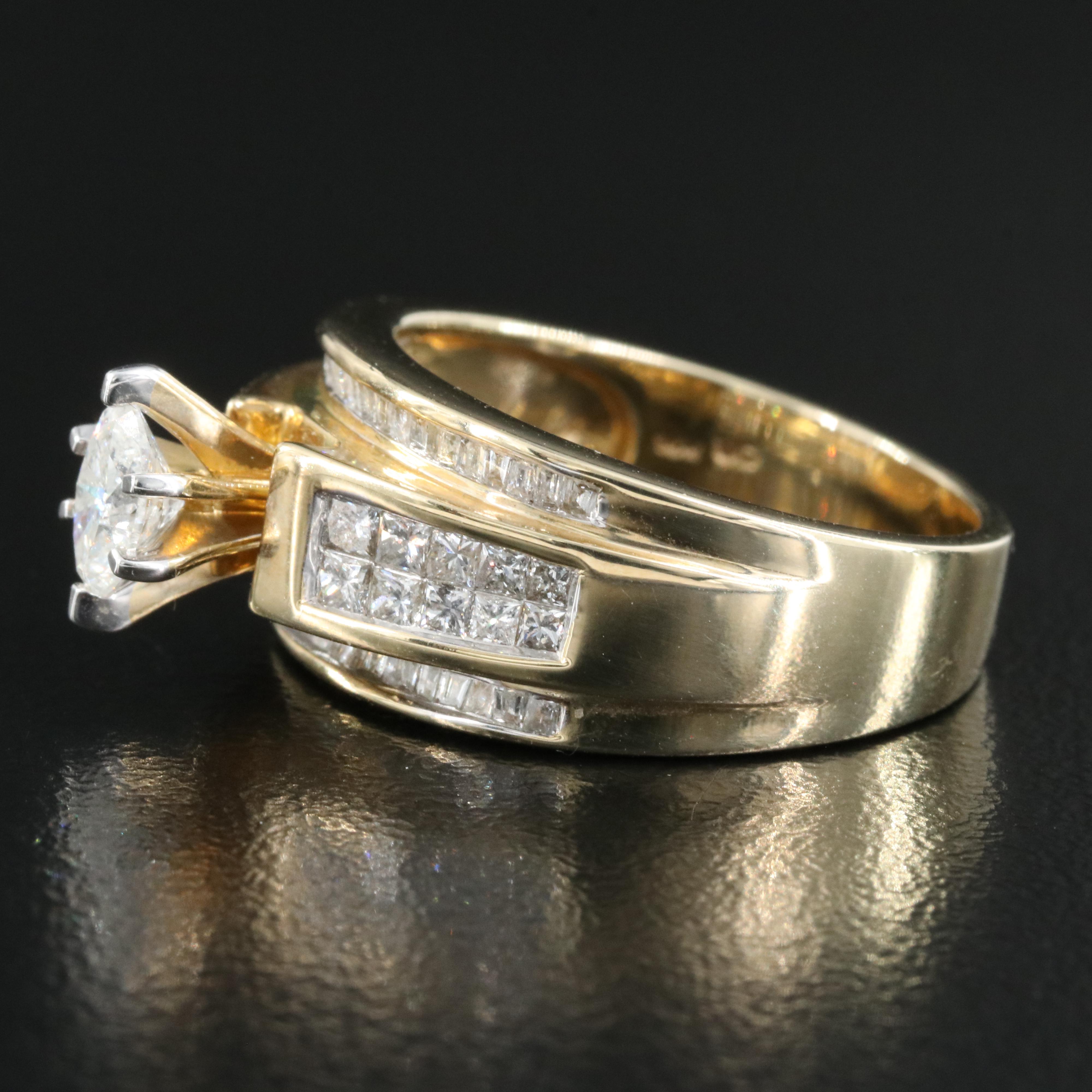 10K 1.08 CTW Diamond Ring