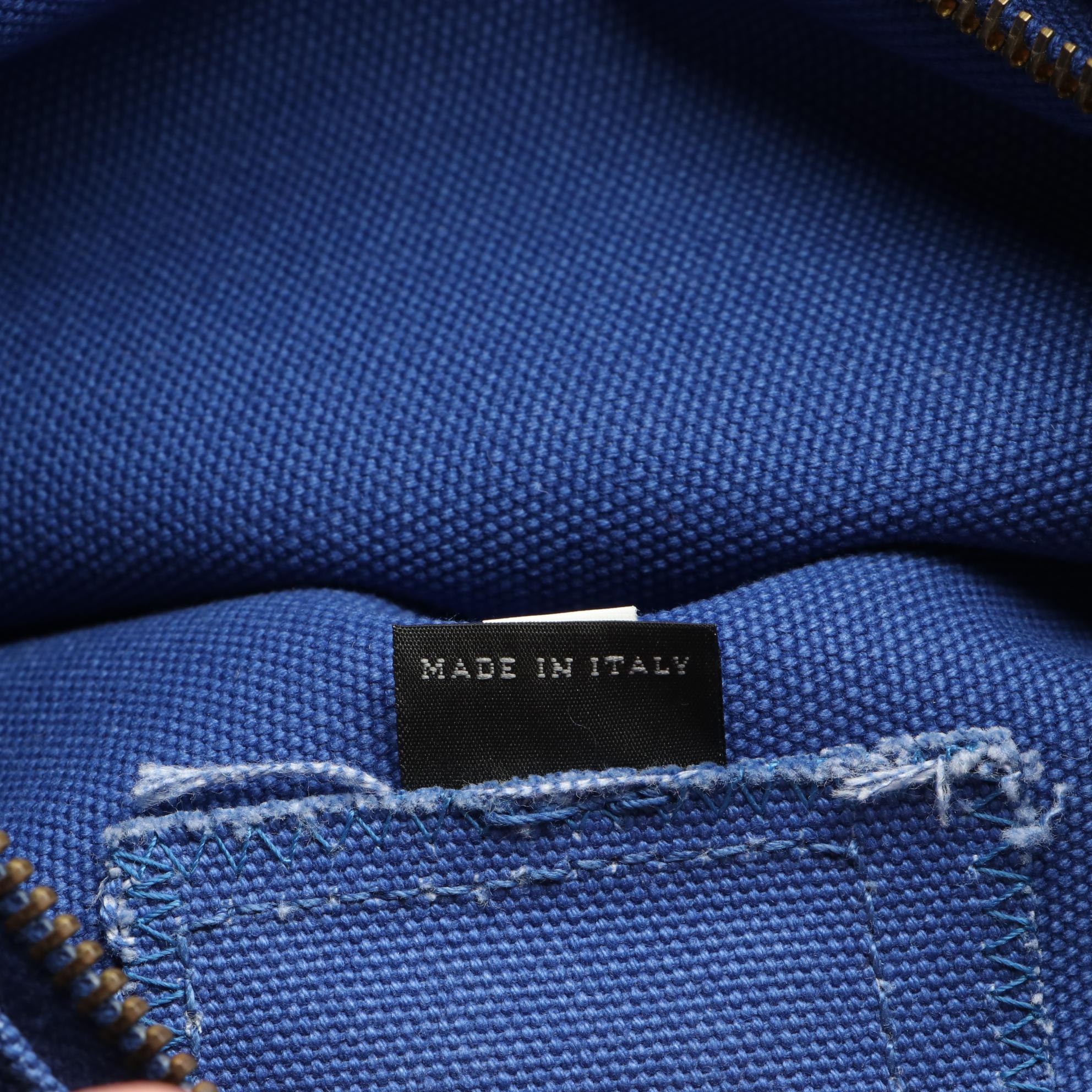 Prada Giardiniera Tote Bag in Logo Print Canvas