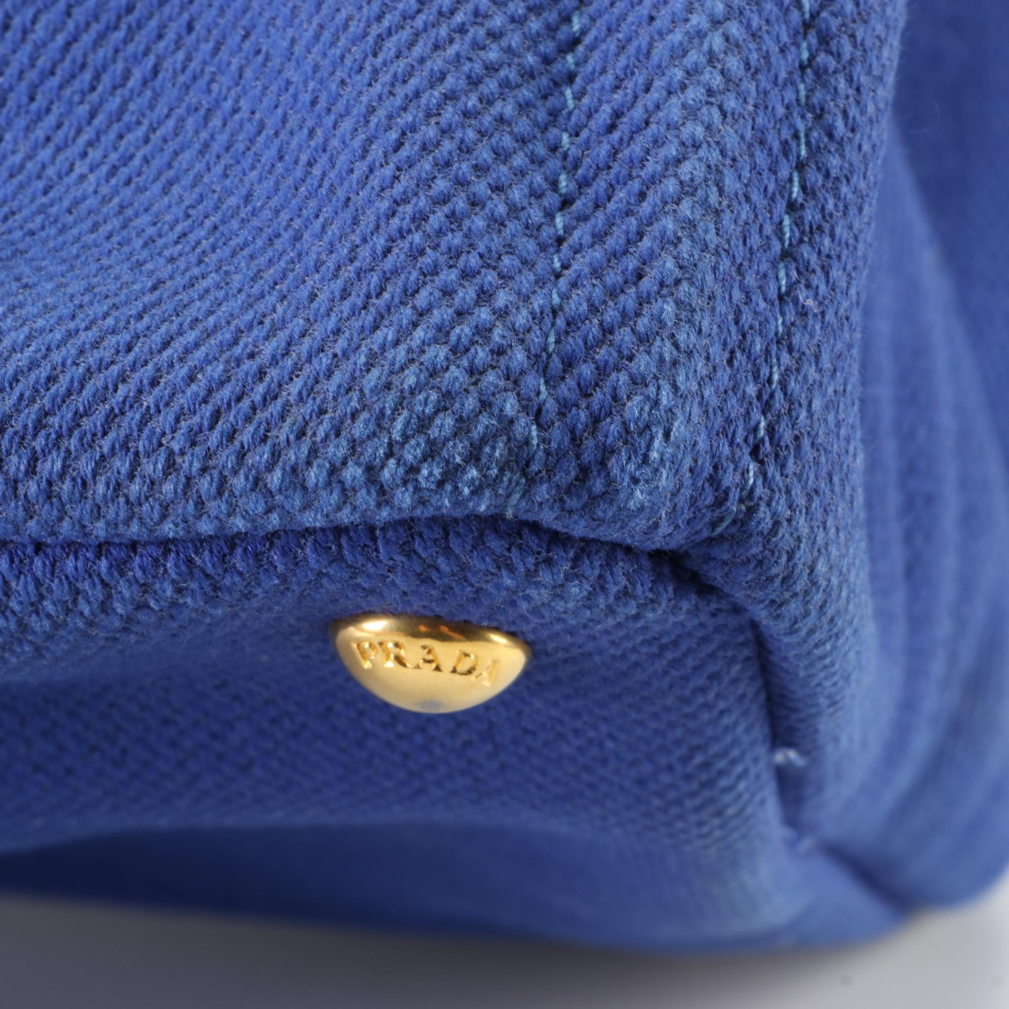 Prada Giardiniera Tote Bag in Logo Print Canvas