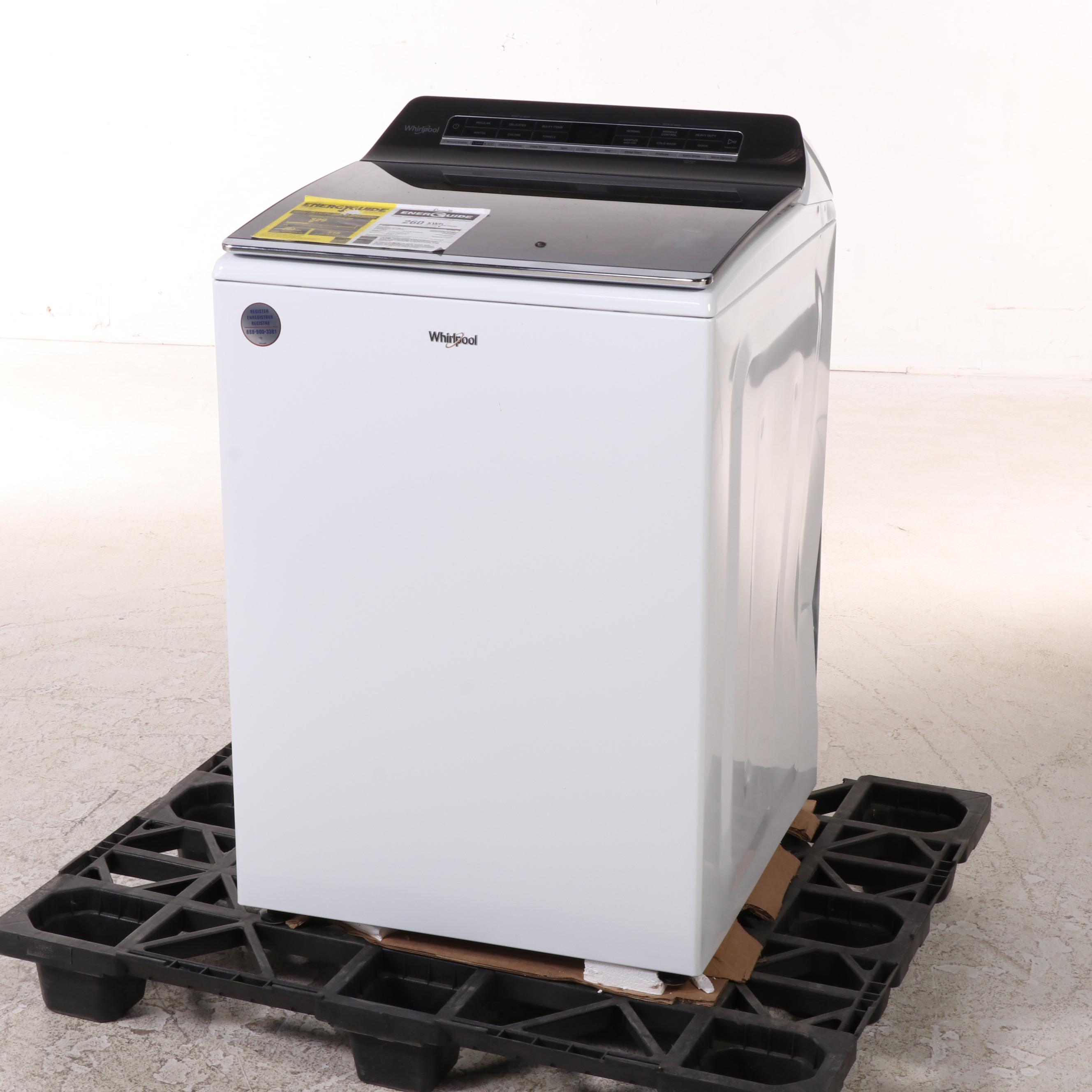 Whirlpool 5.3 Cu. Ft. White Top Load Washing Machine