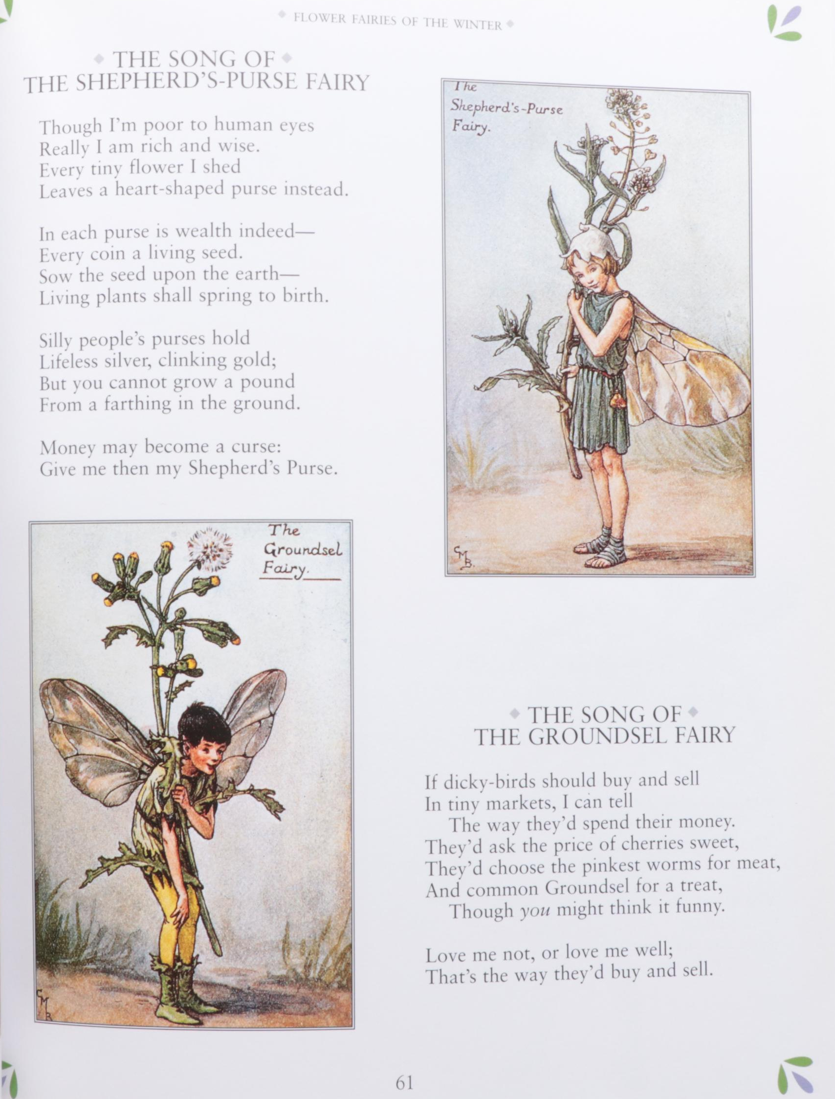 "The Complete Book of the Flower Fairies" by Cicely Mary Barker, 1996