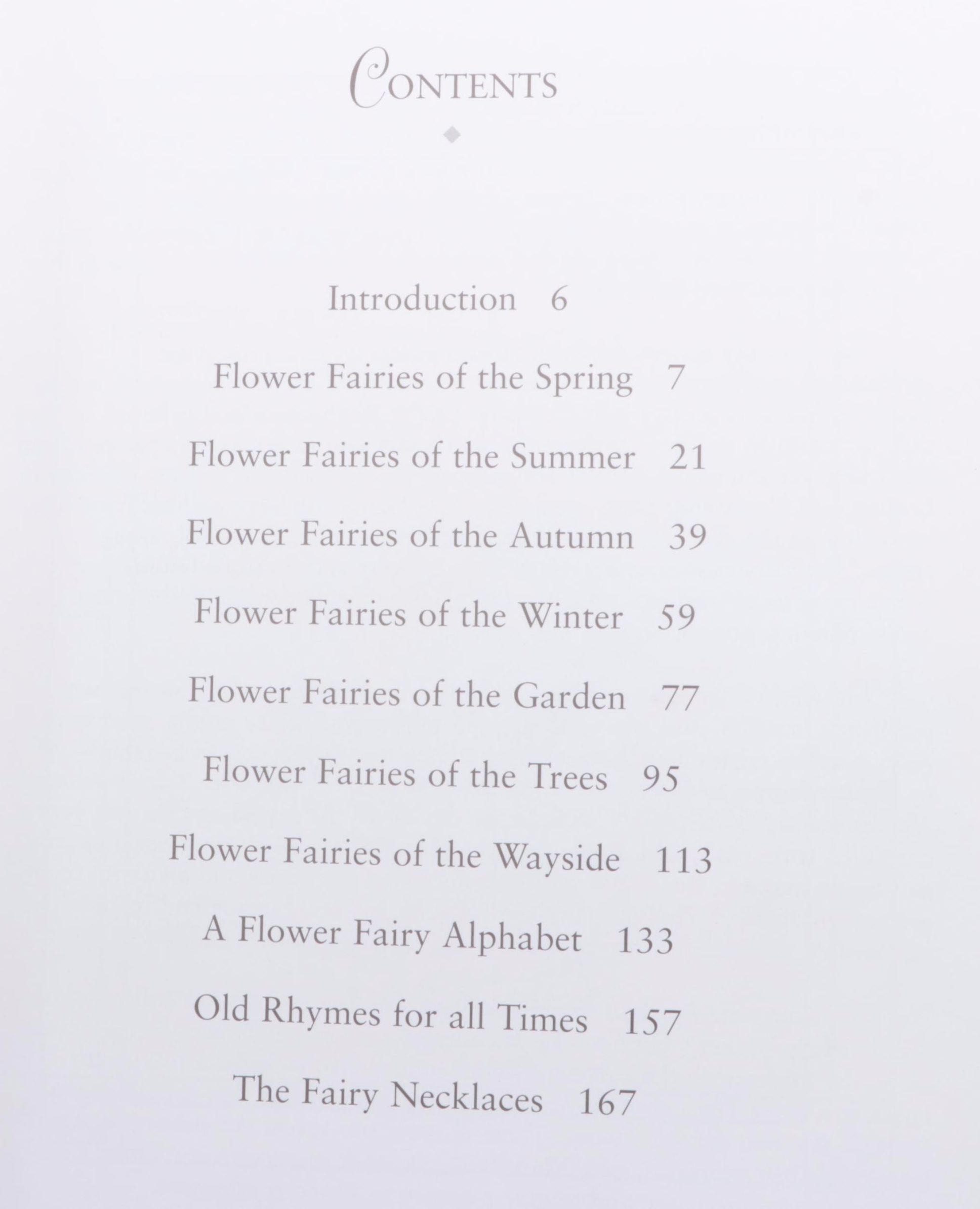 "The Complete Book of the Flower Fairies" by Cicely Mary Barker, 1996