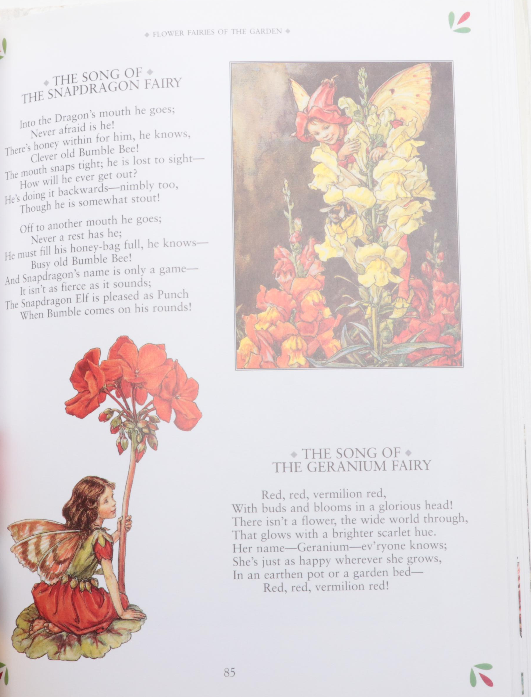 "The Complete Book of the Flower Fairies" by Cicely Mary Barker, 1996