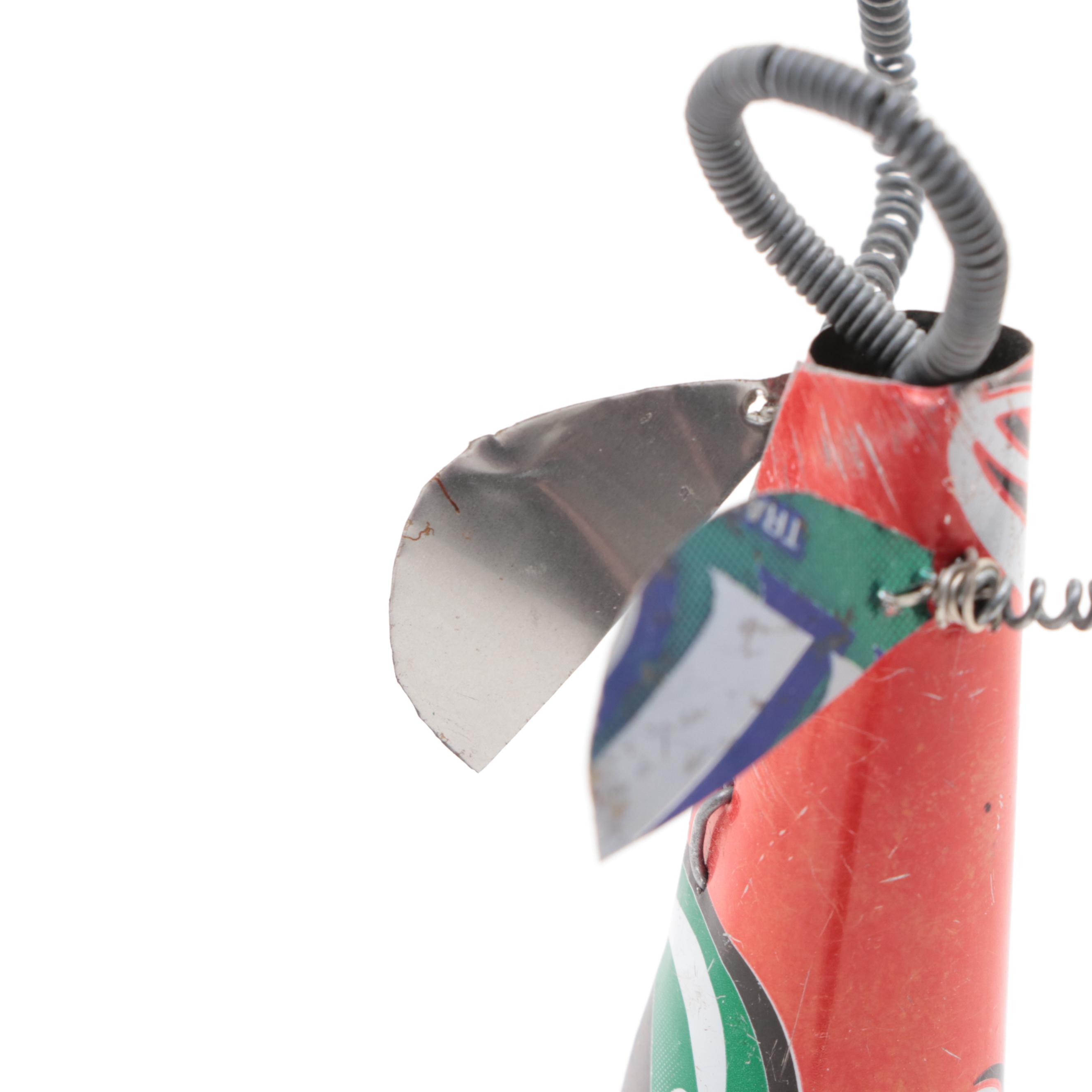 South African Recycled Metal Christmas Nativity Figurines