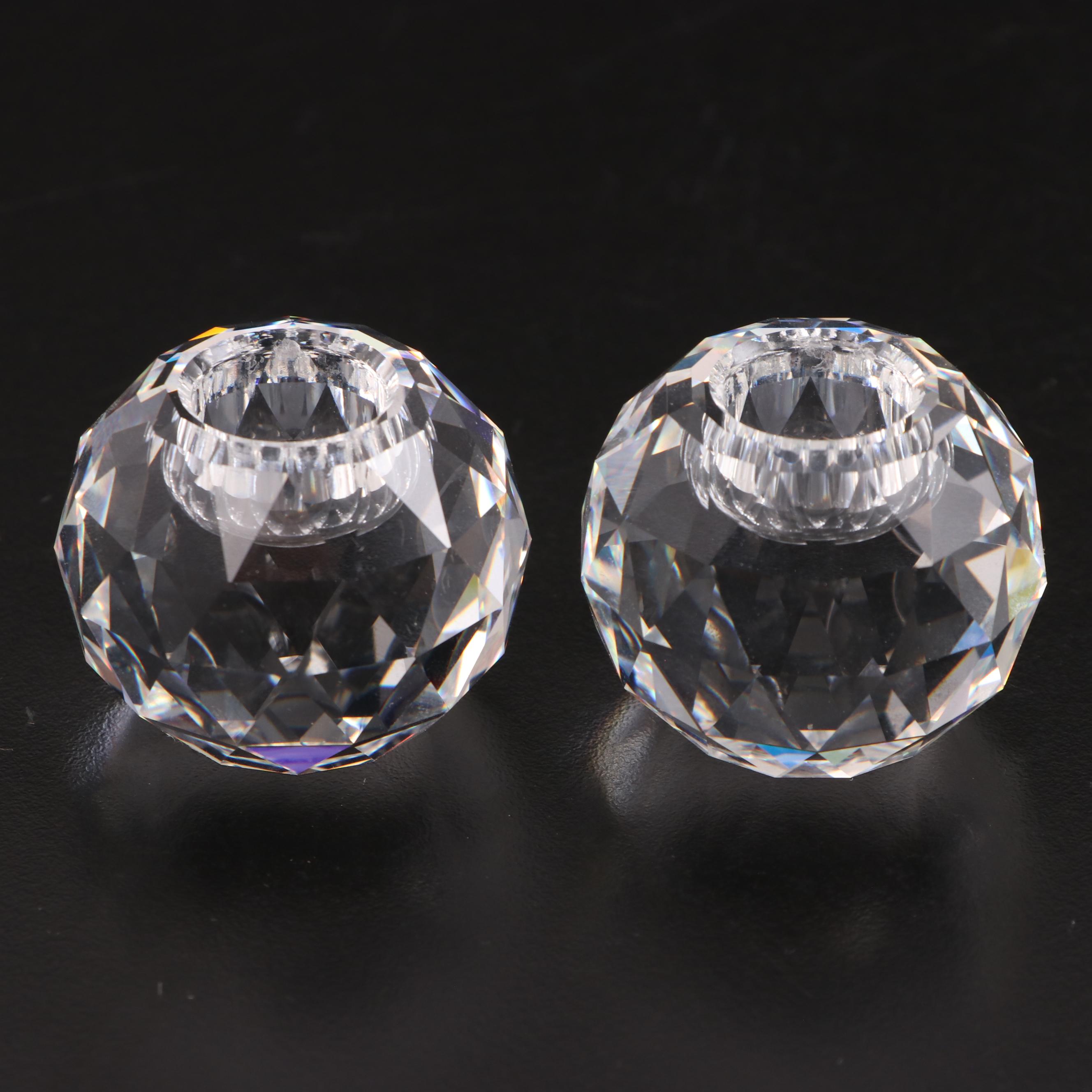 Swarovski Crystal Candle Holders and Animal Figurines