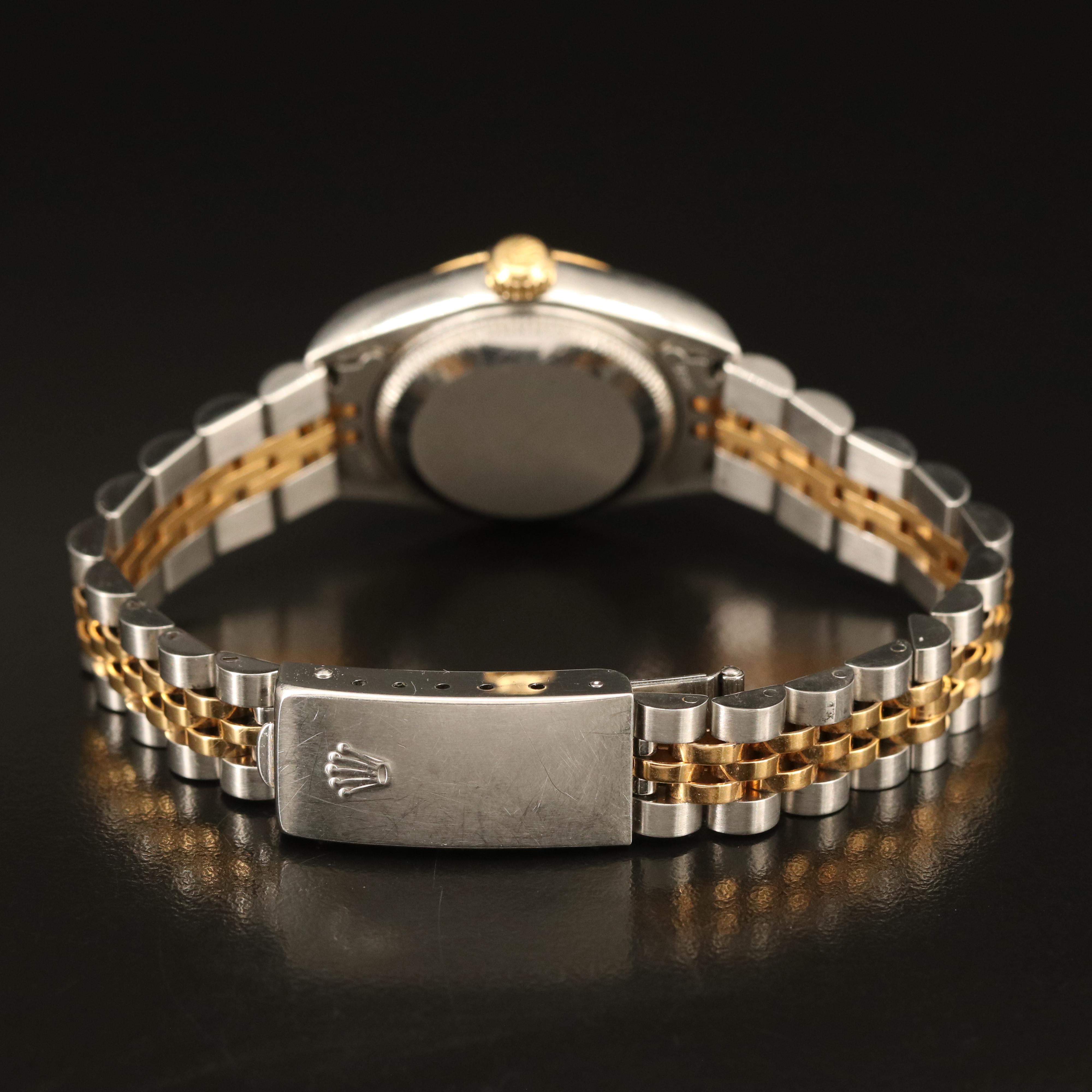 2001 Rolex Oyster Perpetual Datejust 18K and Stainless Steel Watch