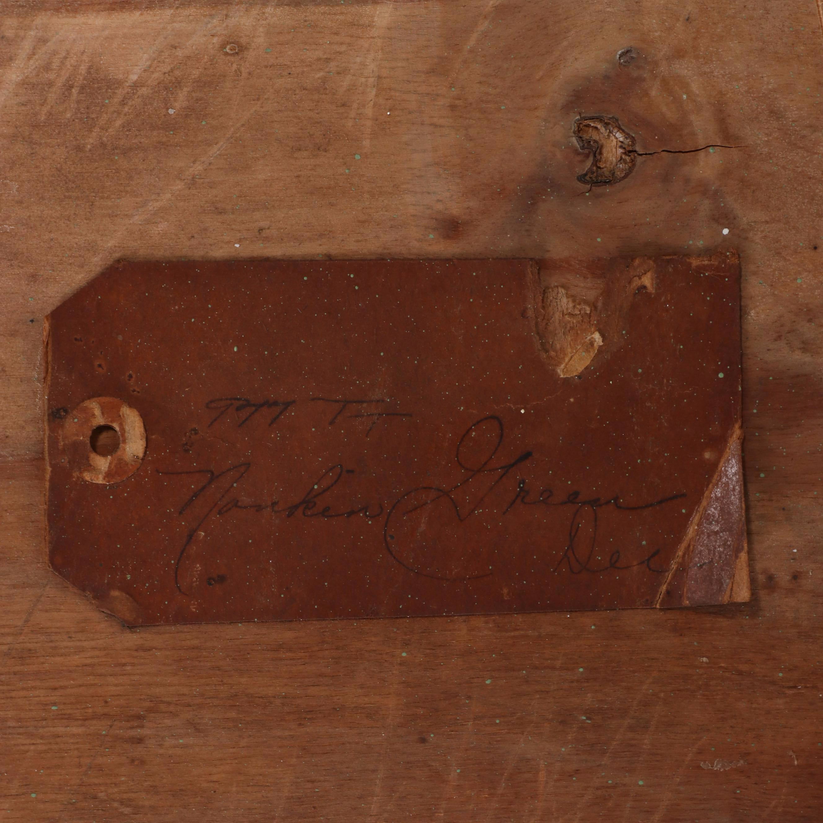 Two Rattan, Wicker and Painted Wood Top Oval Side Tables, Early to Mid 20th C.