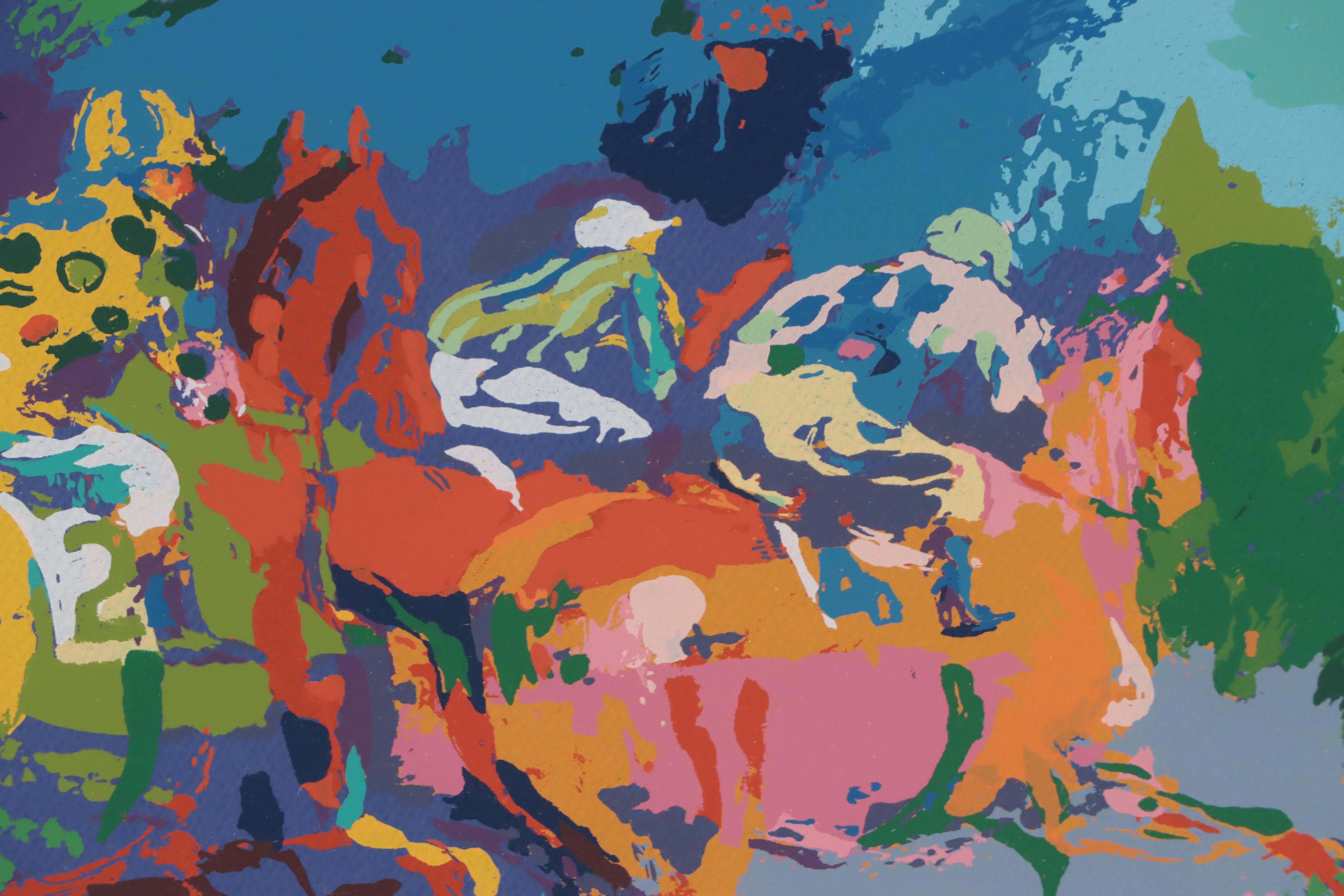 LeRoy Neiman Serigraph "The Race," 1972