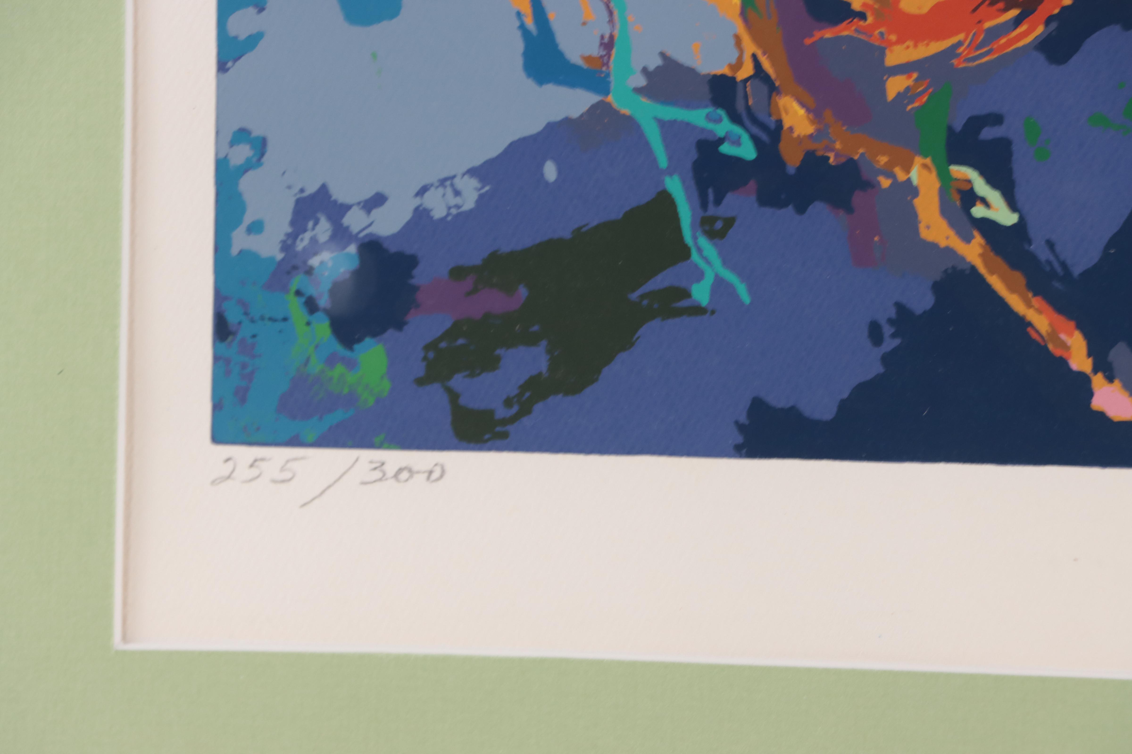 LeRoy Neiman Serigraph "The Race," 1972