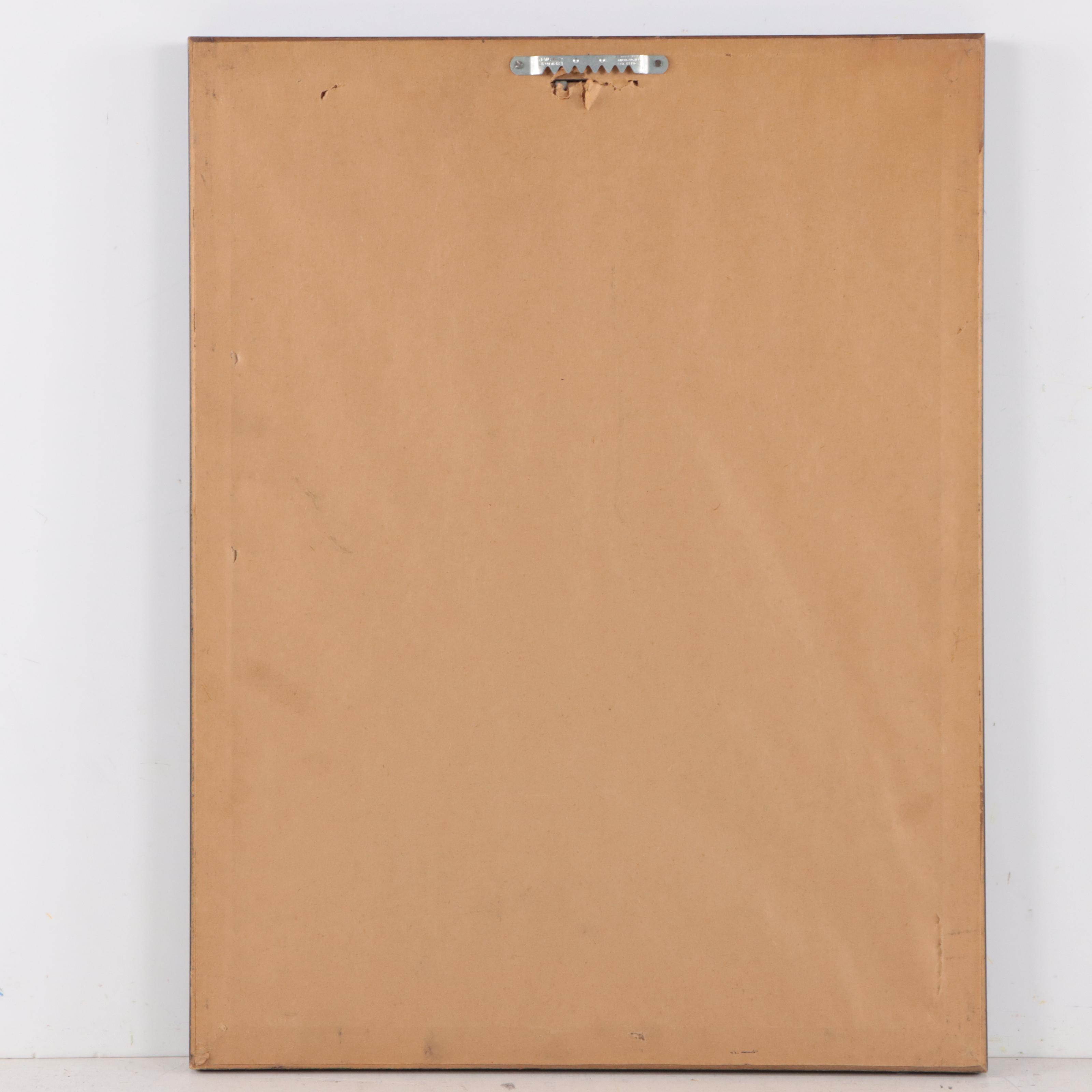 Jon Higgins Ink and Watercolor Drawing of Horse and Jockey