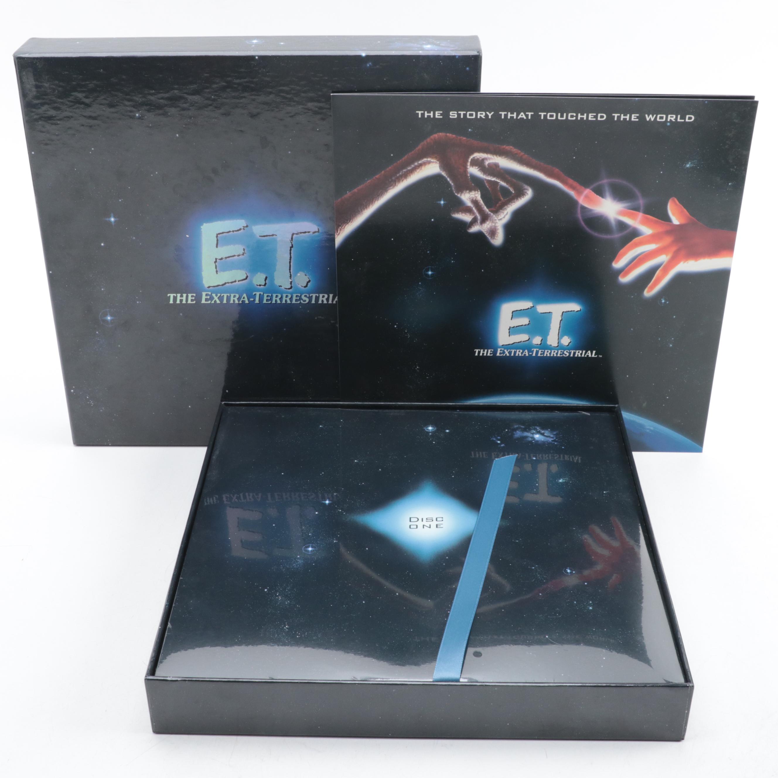"E.T. The Extra-Terrestrial" Movie Laser Discs With Soundtrack CD
