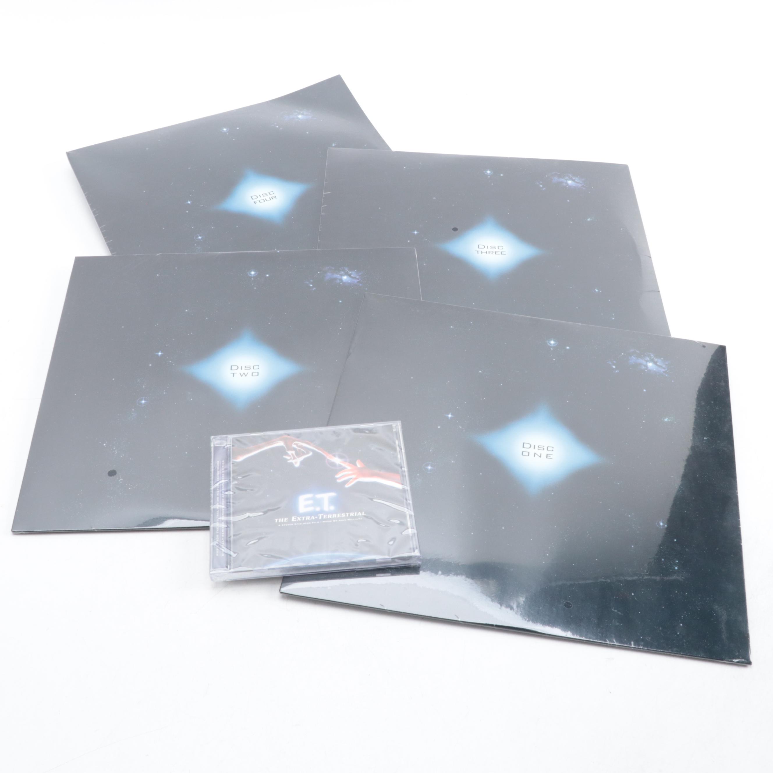 "E.T. The Extra-Terrestrial" Movie Laser Discs With Soundtrack CD