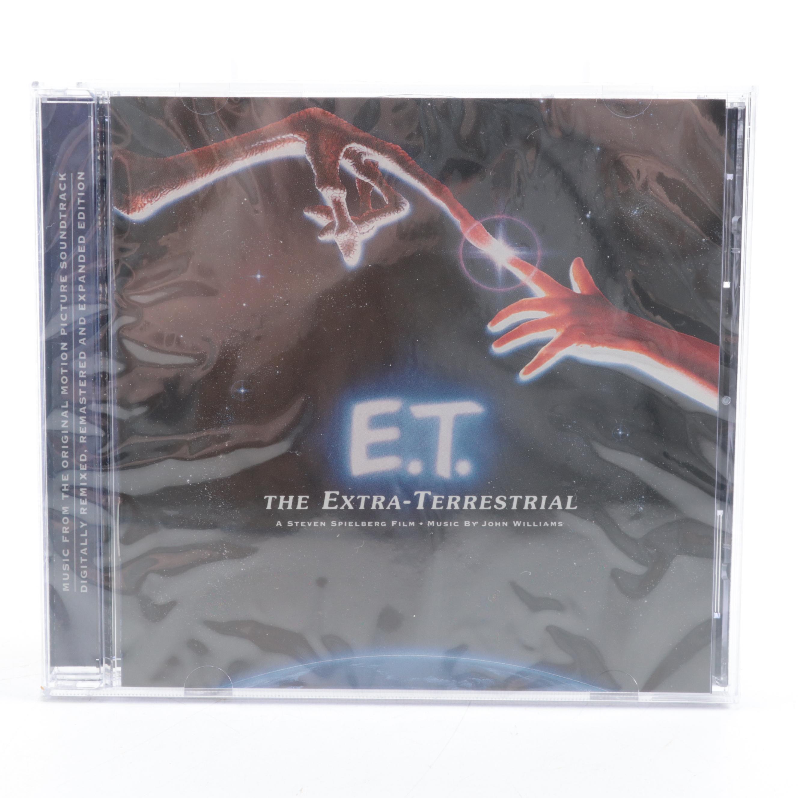 "E.T. The Extra-Terrestrial" Movie Laser Discs With Soundtrack CD